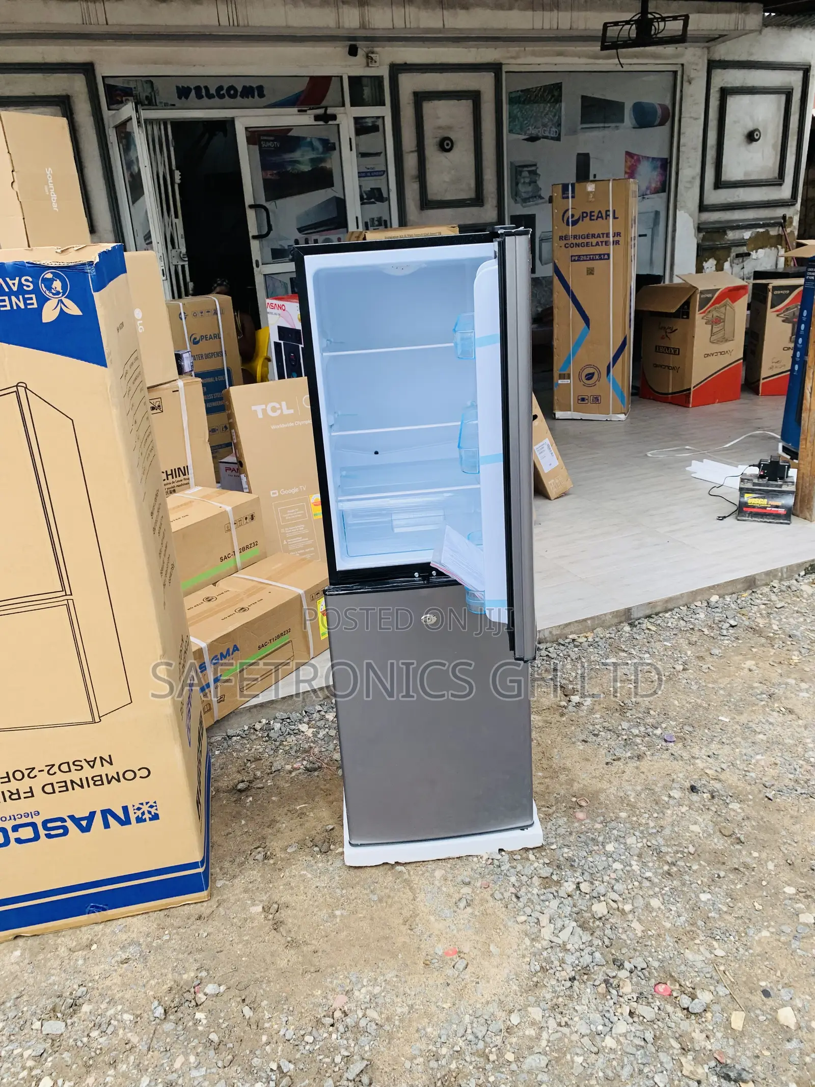 Exclusive Nasco 158ltr Bottom Freezer Refrigerator-Nasd2-20fl