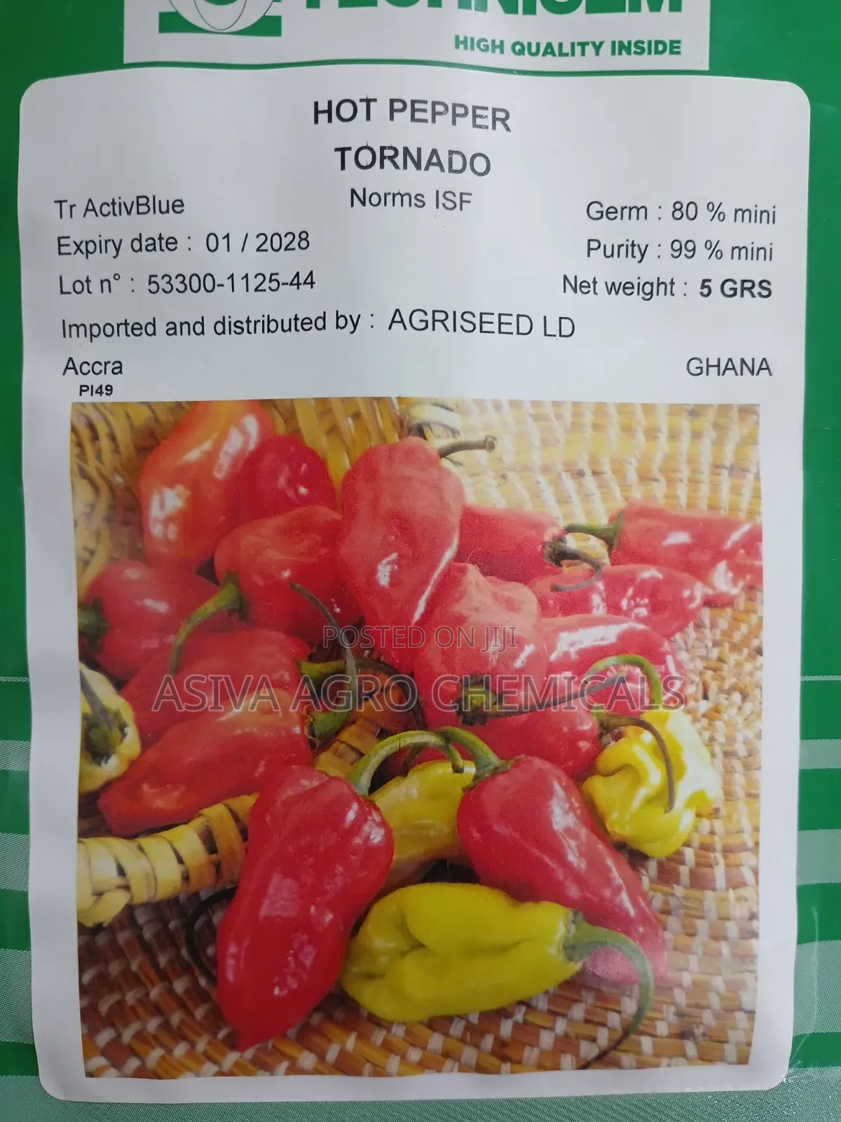 Tornado Hot Pepper Seeds