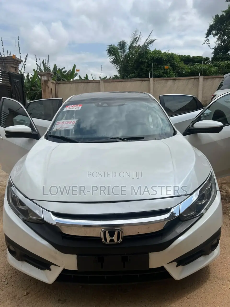 Honda Civic EX 4dr Sedan (2.0L 4cyl) 2017 White
