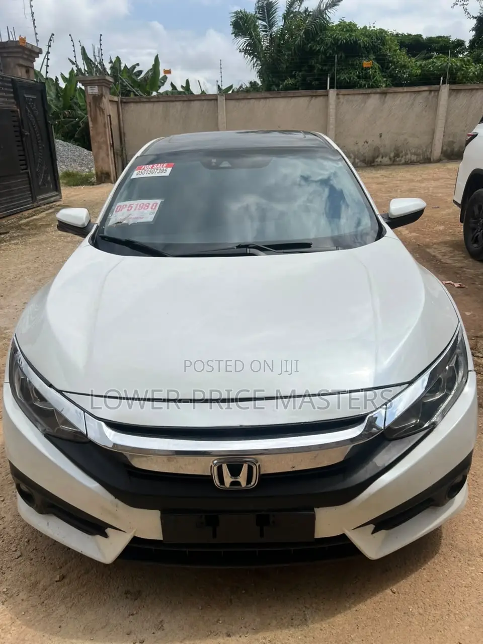 Honda Civic EX 4dr Sedan (2.0L 4cyl) 2017 White