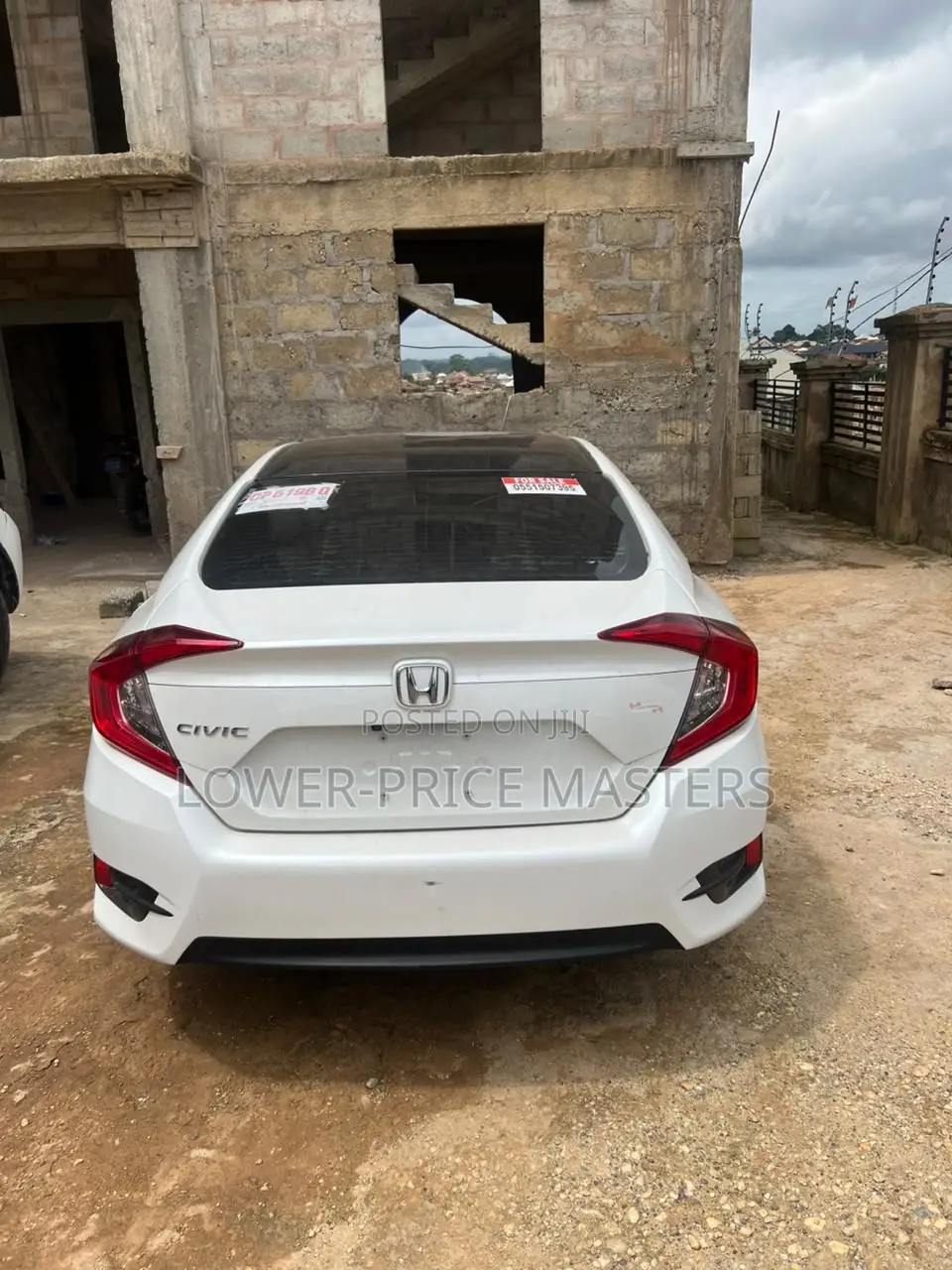 Honda Civic EX 4dr Sedan (2.0L 4cyl) 2017 White