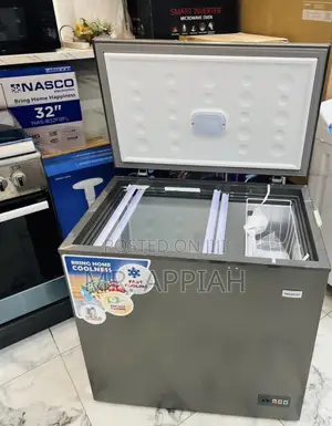 Latest Nasco Single Door Chest Freezer(Nas230sk)Gray 