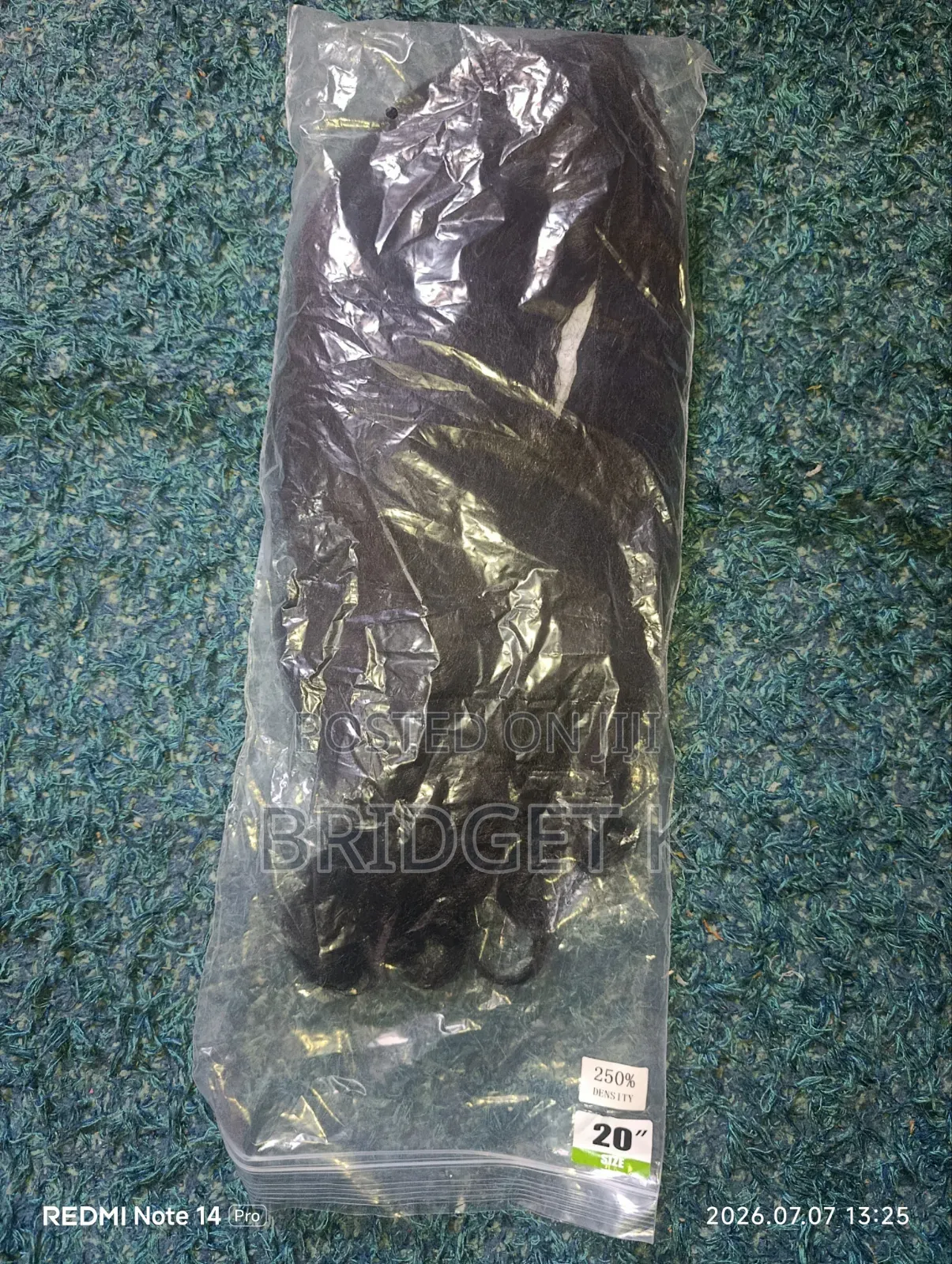 Kinky Straight 3 in 1 Flip Over / Half Wig in 20 Inches