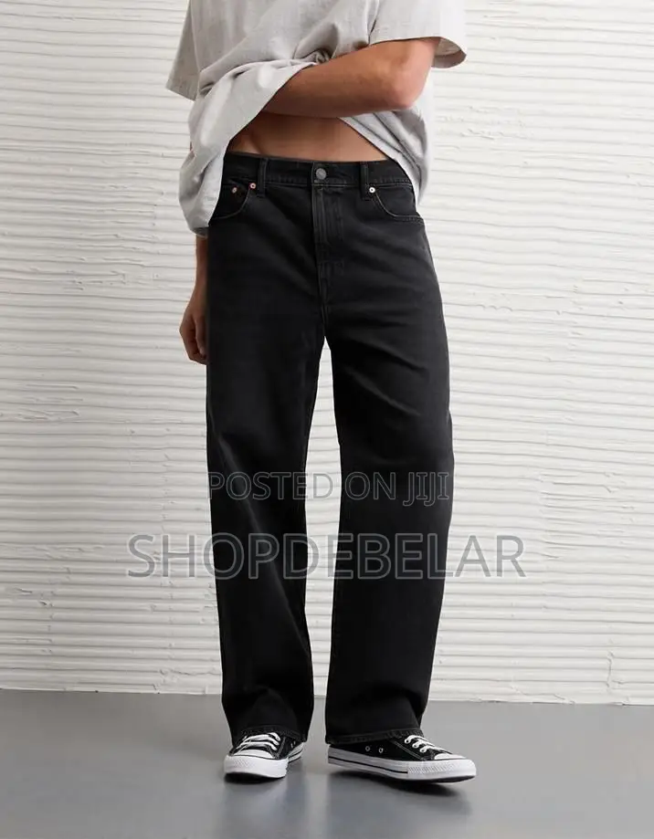 Pure Black Jeans Trousers