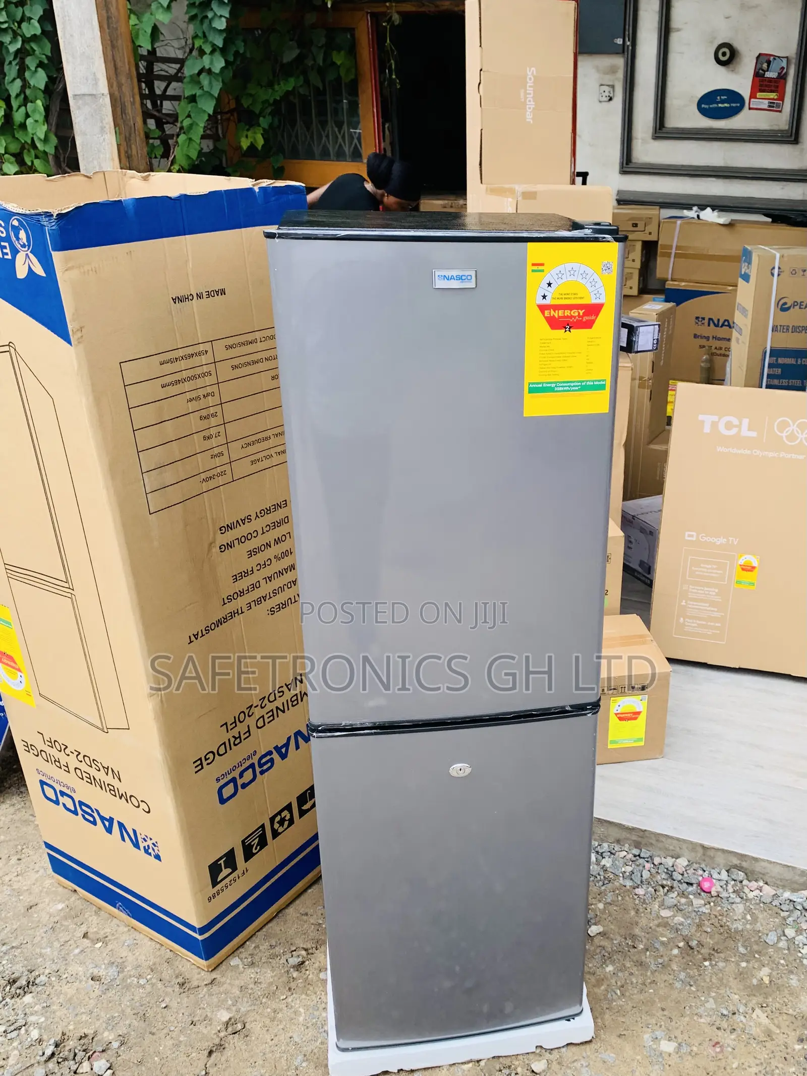 Accurate Nasco 158ltrs Bottom Freezer Fridge [Nasd2-20fl]