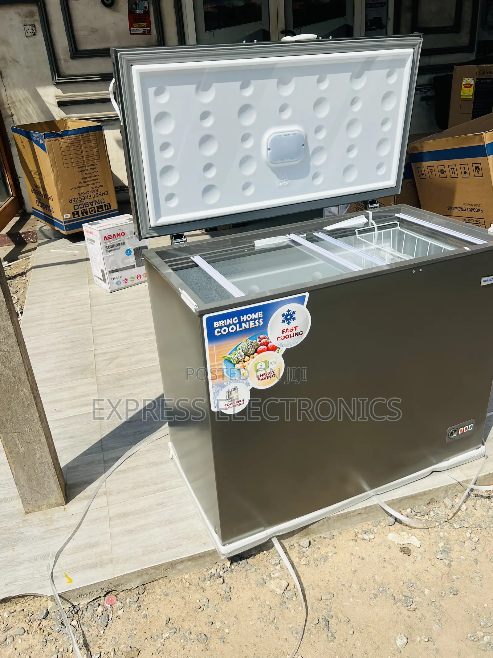 High Quality Chest Single Door Freezer Nas-360fl Nasco