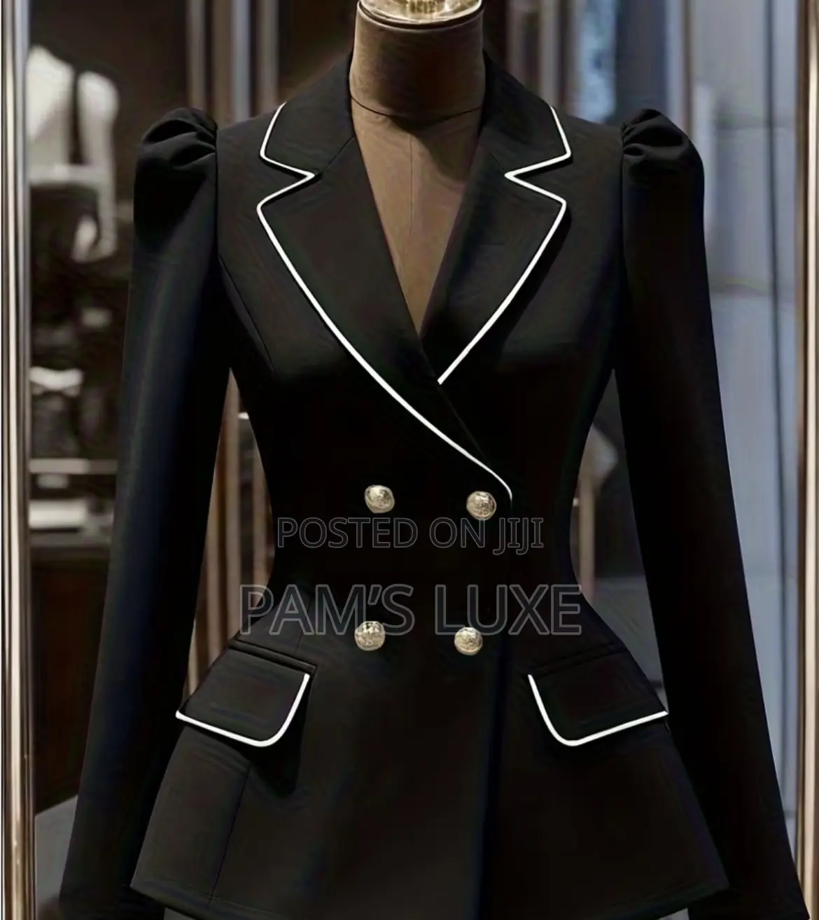 Premium Contrast Blazer