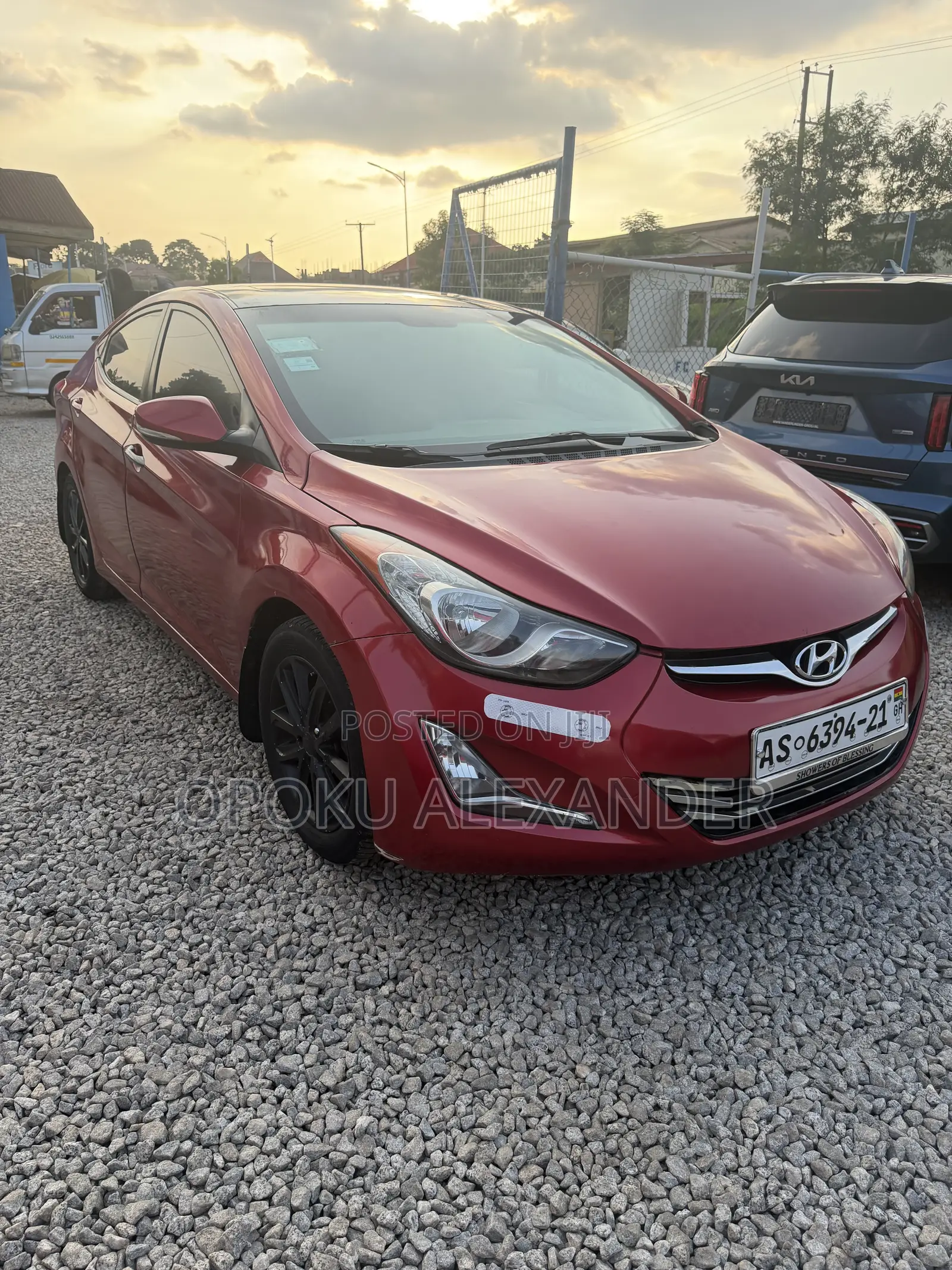 Hyundai Elantra 2013 Red