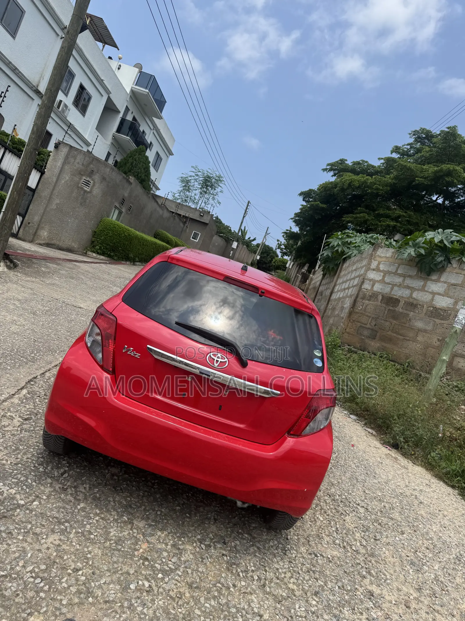 Toyota Vitz 1.5 FWD 3dr 2014 Red