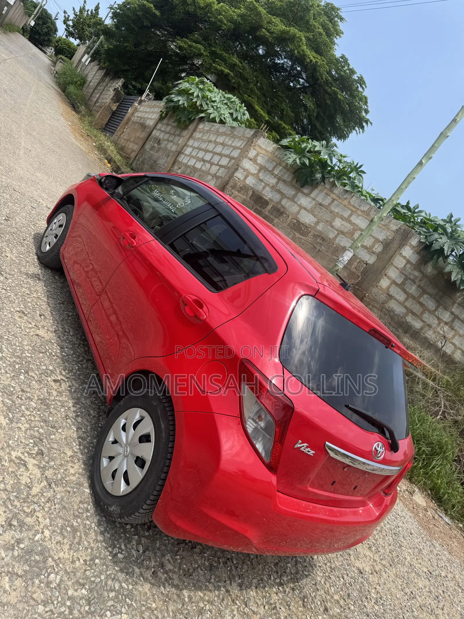 Toyota Vitz 1.5 FWD 3dr 2014 Red