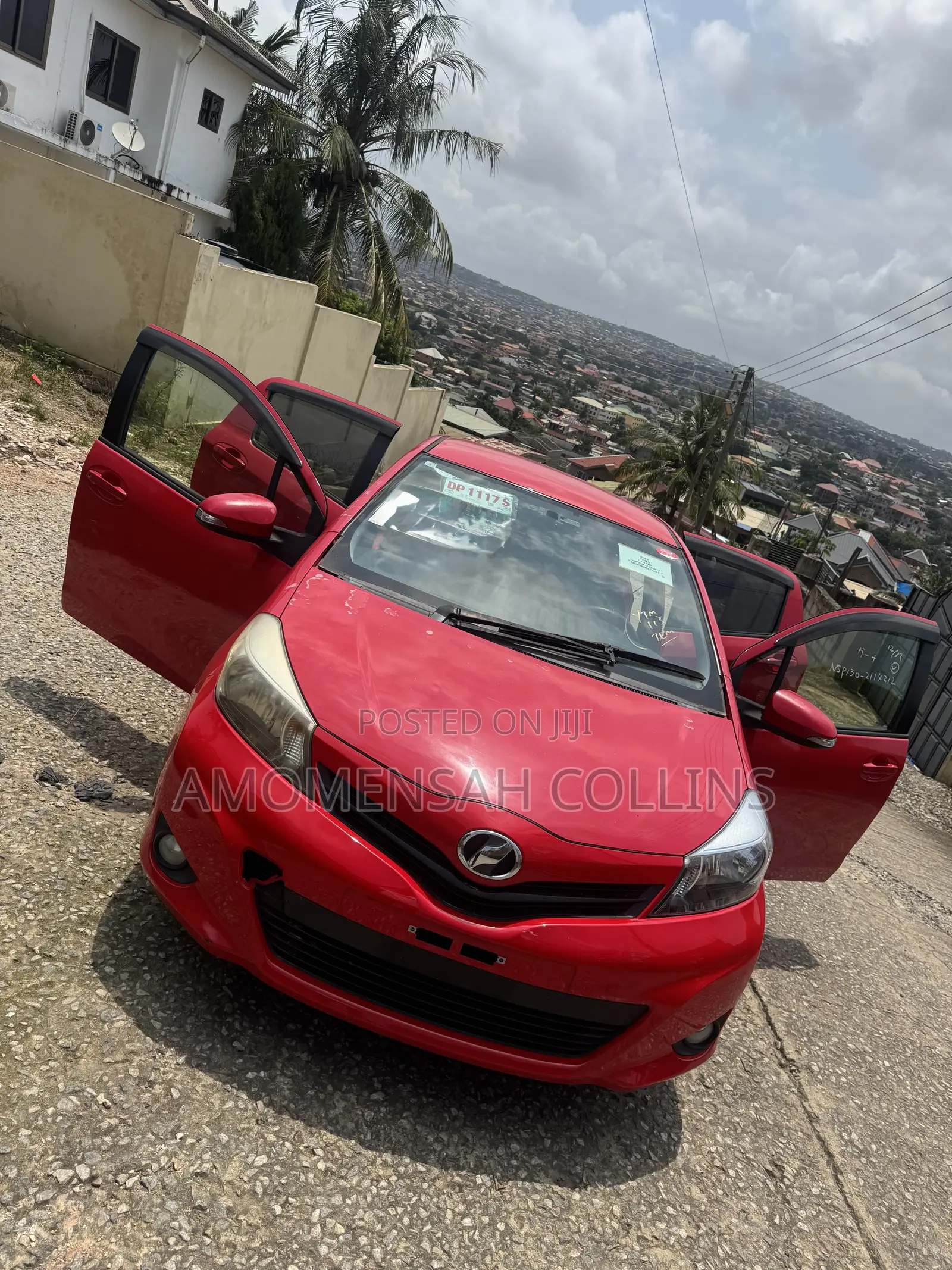 Toyota Vitz 1.5 FWD 3dr 2014 Red