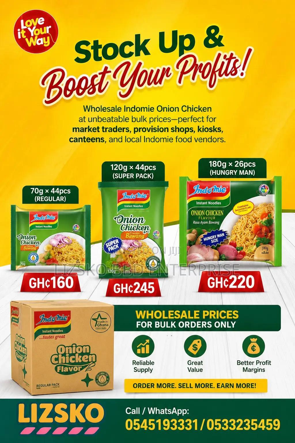 Indomie Regular, Super Pack Hungry Man