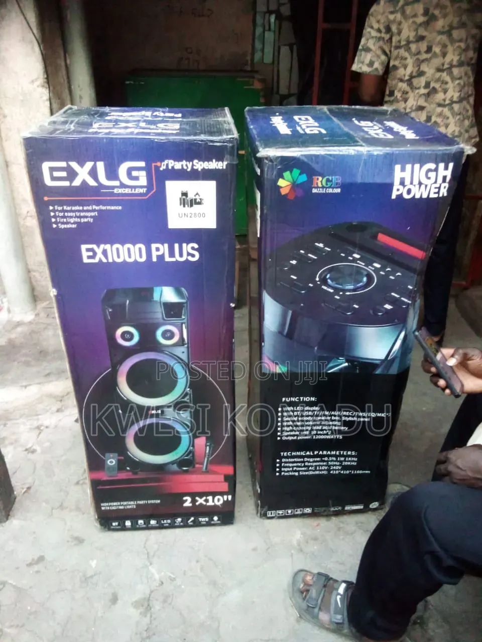 Exlg Party Deep Bass Speakers