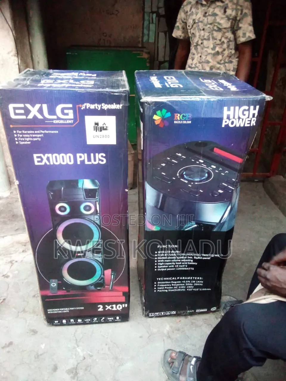Exlg Party Deep Bass Speakers