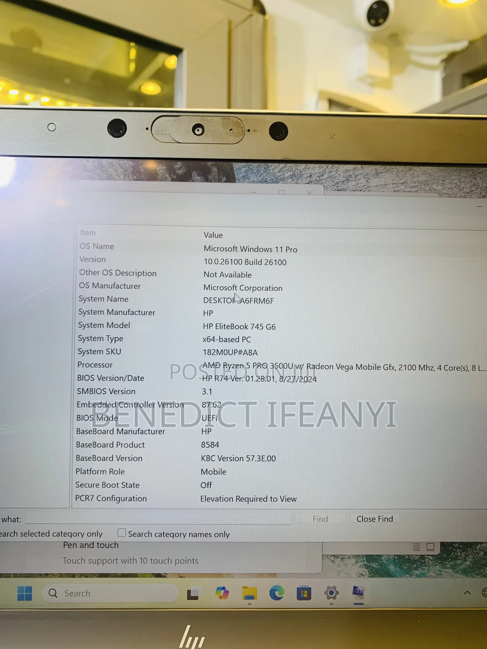 Laptop HP EliteBook 745 G6 8GB AMD Ryzen 5 SSD 256GB