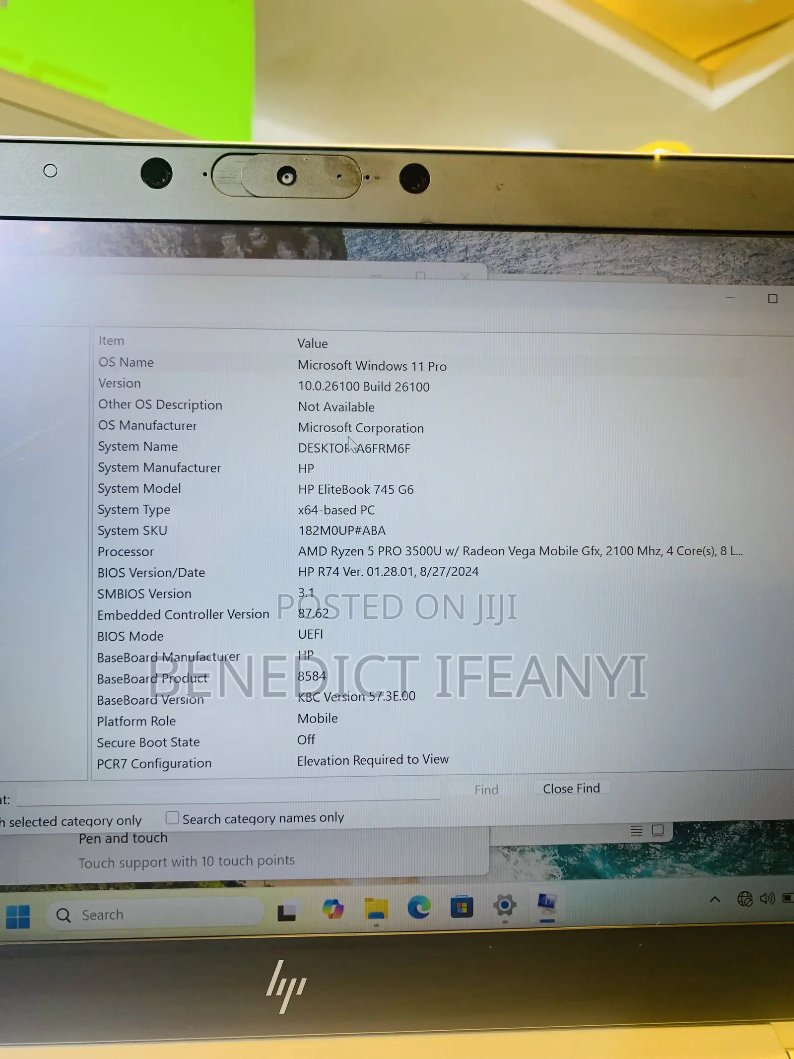 Laptop HP EliteBook 745 G6 8GB AMD Ryzen 5 SSD 256GB