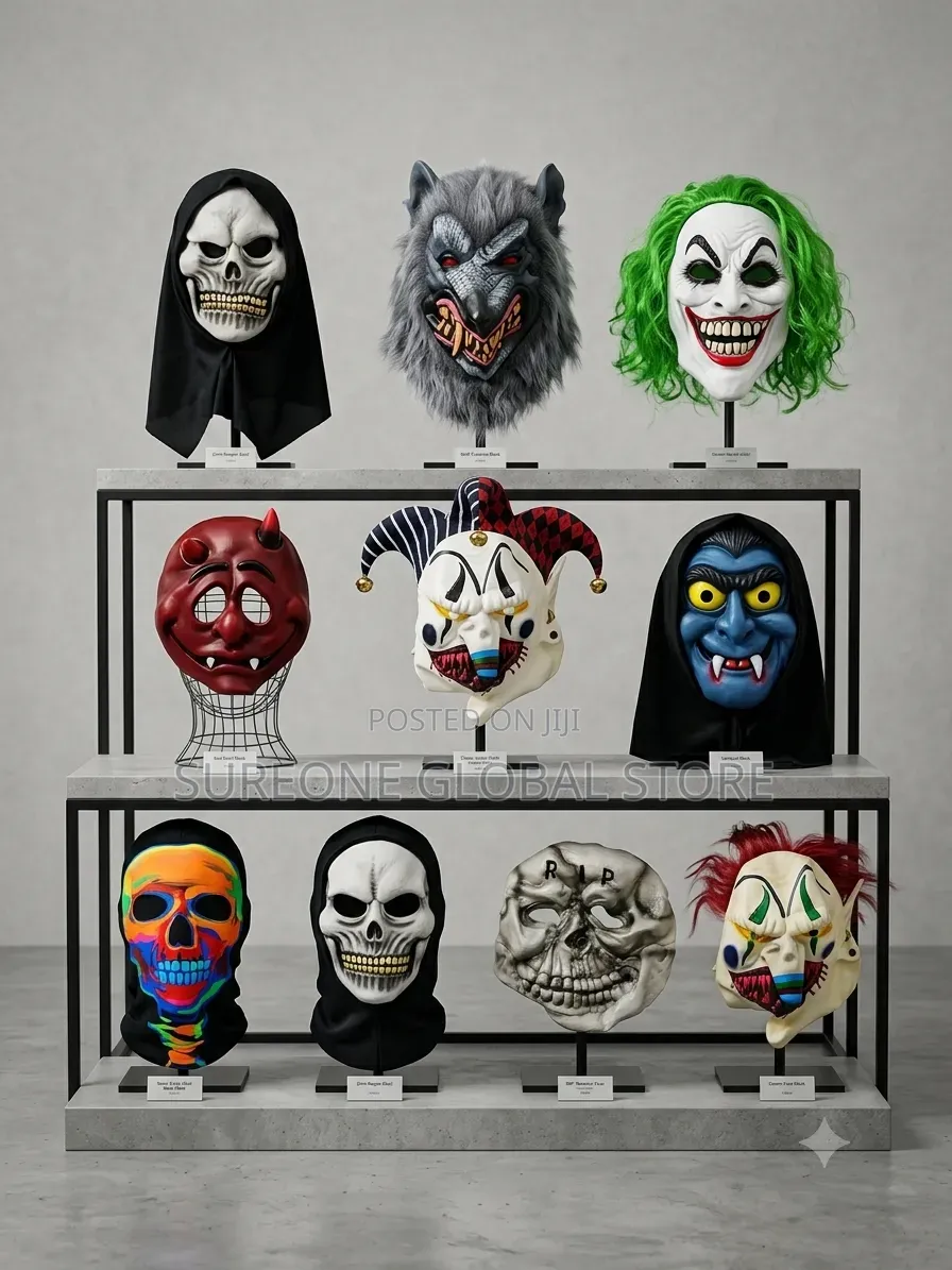 Premium Horror Cosplay Costume Masks – Halloween Theme Party