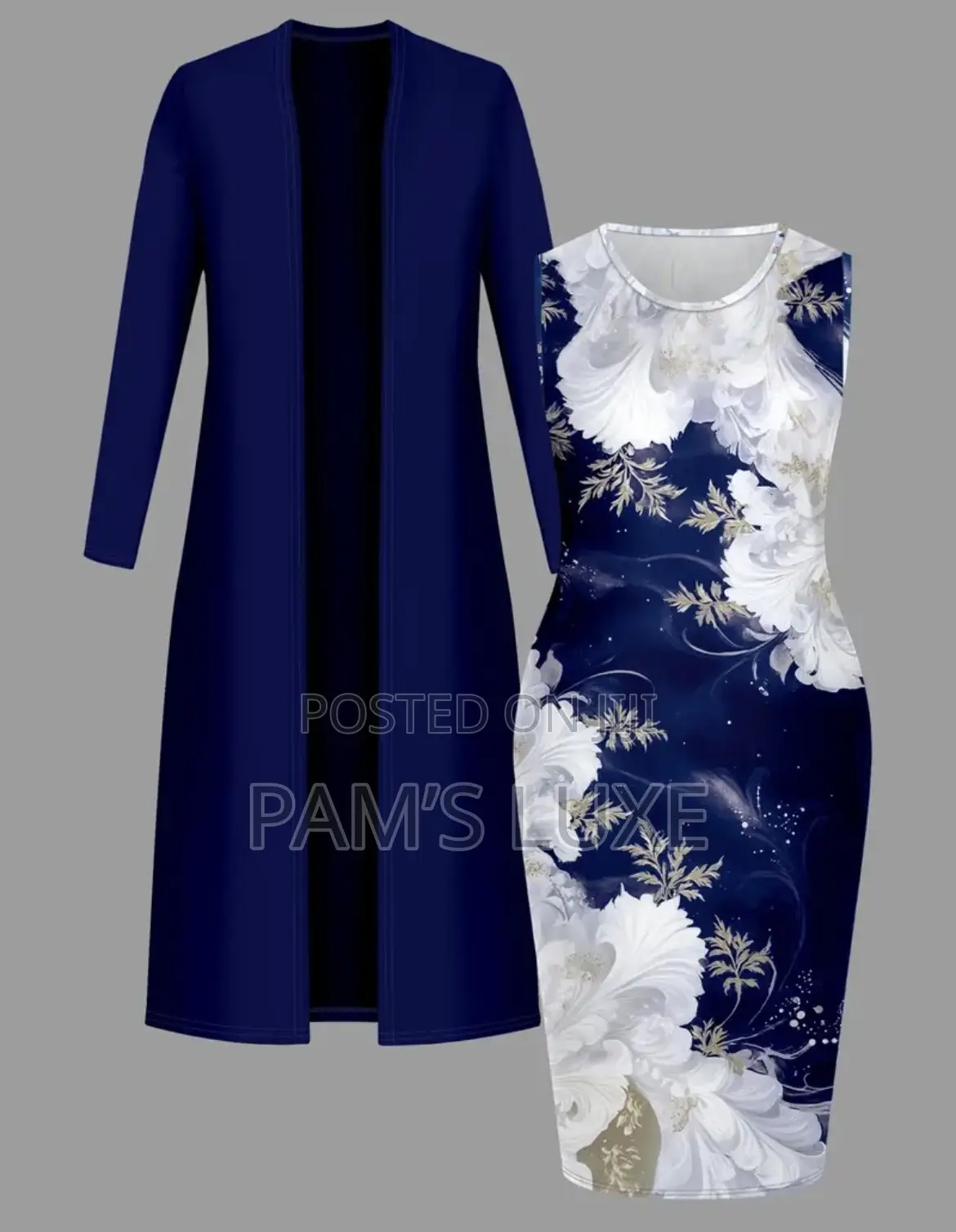 Elegant Floral 2 Piece Set