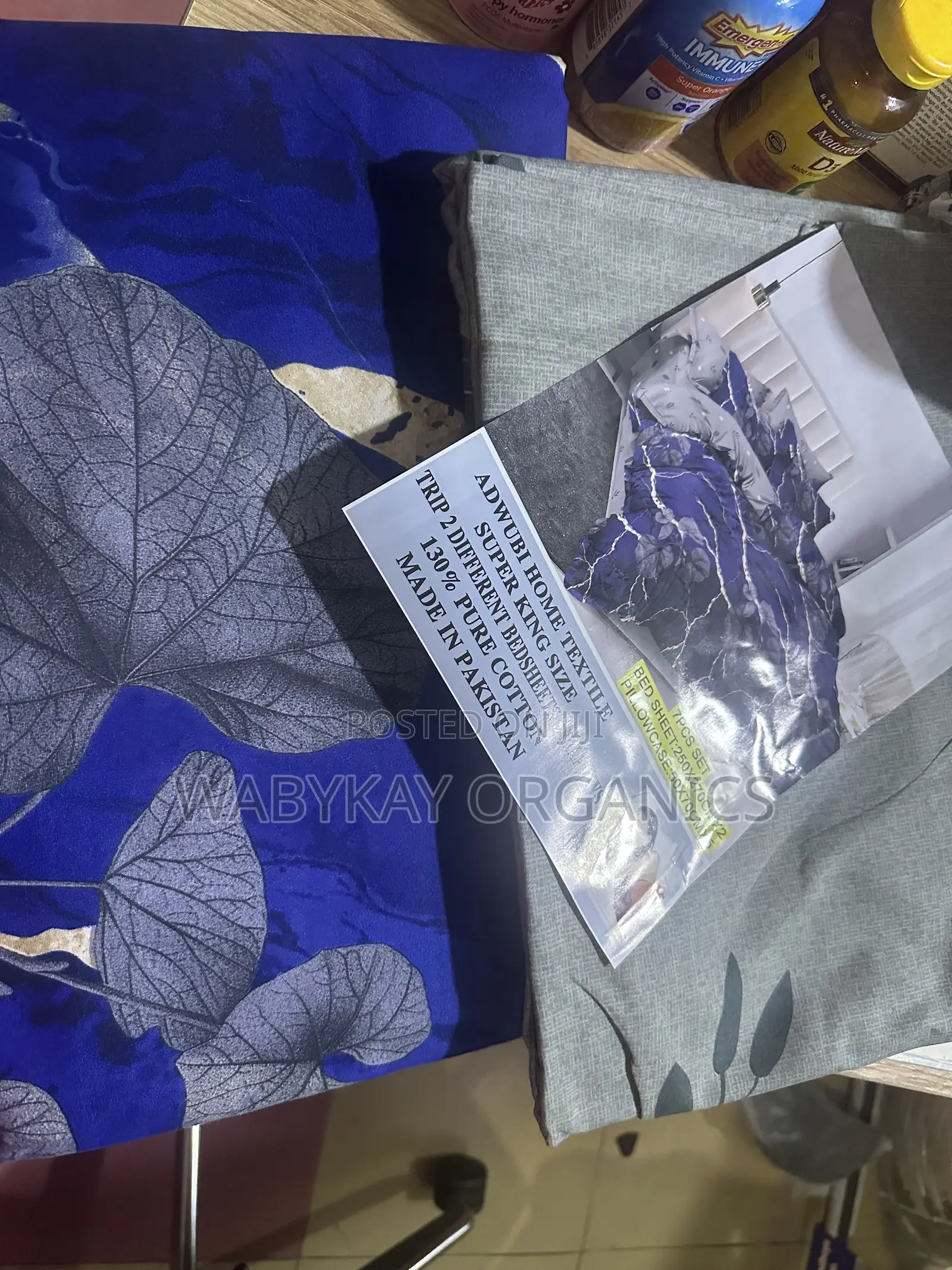 Cotton Bedsheet King Size, 5in 1.