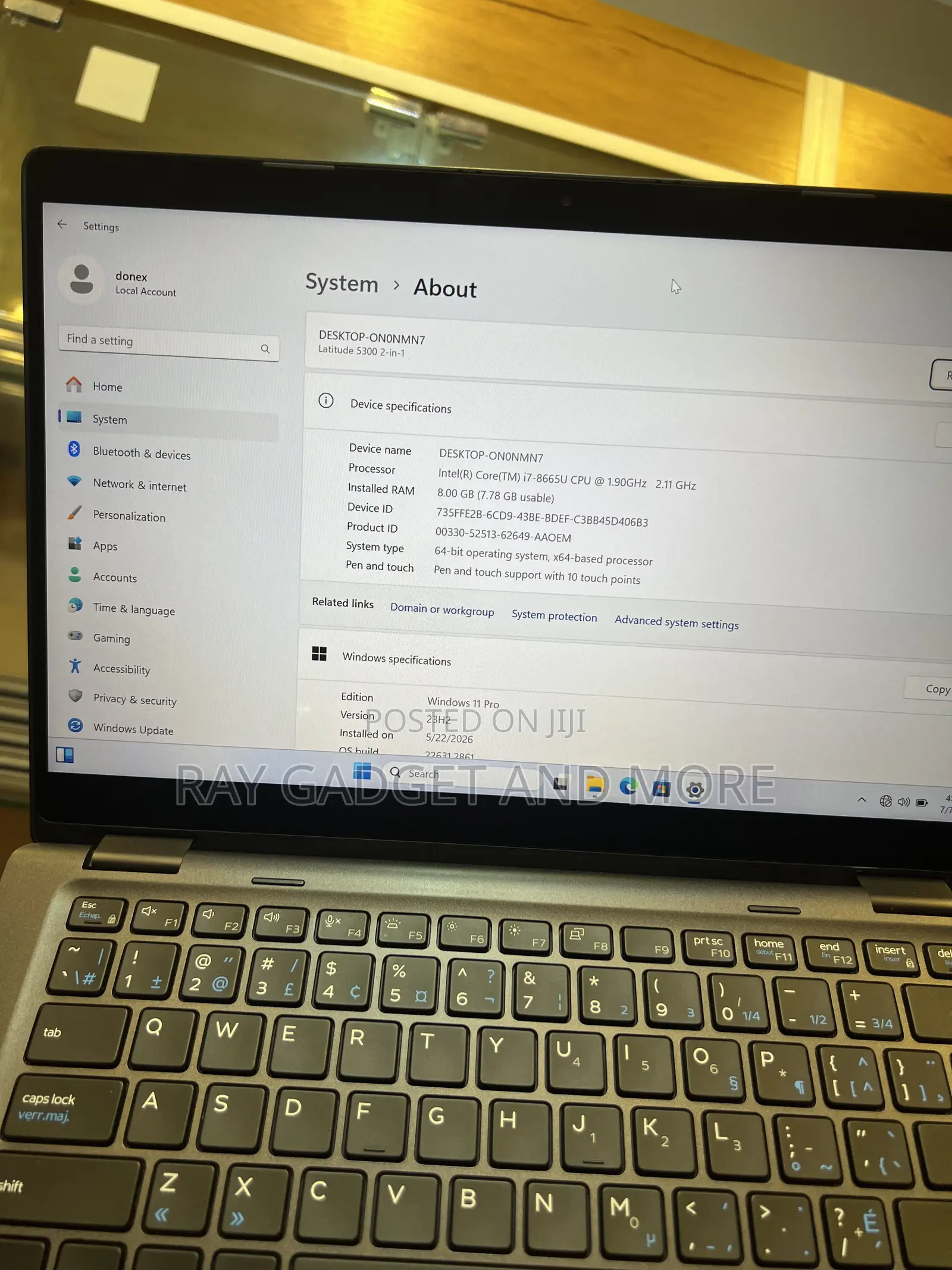 Laptop Dell Latitude 5300 2-in-1 8GB Intel Core i7 SSD 256GB