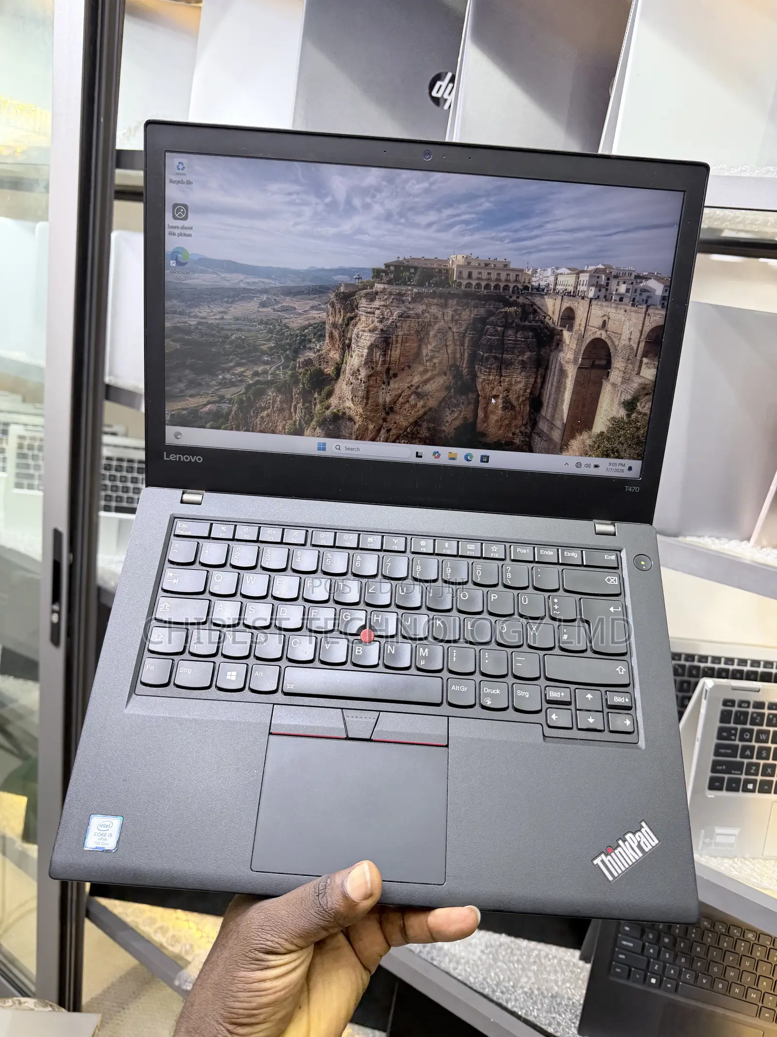 Laptop Lenovo ThinkPad T470 8GB Intel Core i5 SSD 256GB