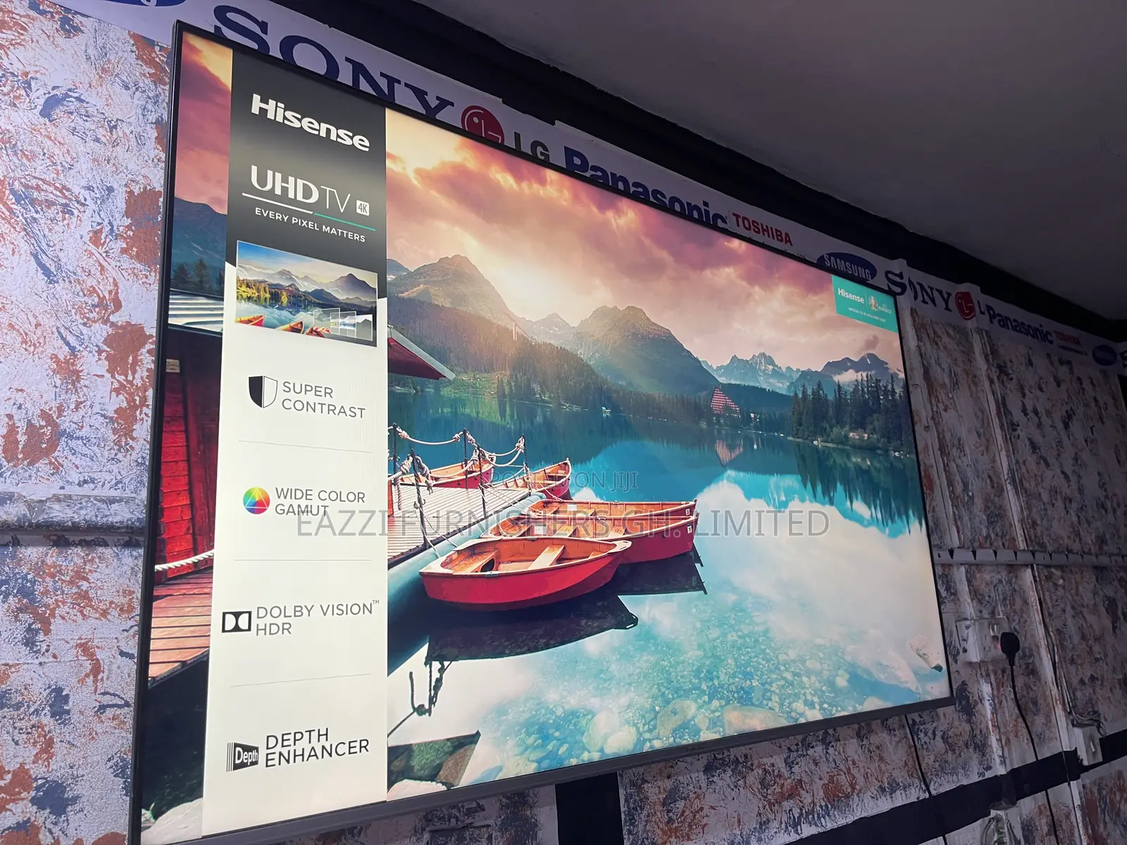 Uk Hisense 65 Inches Uhd Super HDR Pro+ Smart Satellite Gaming Tv