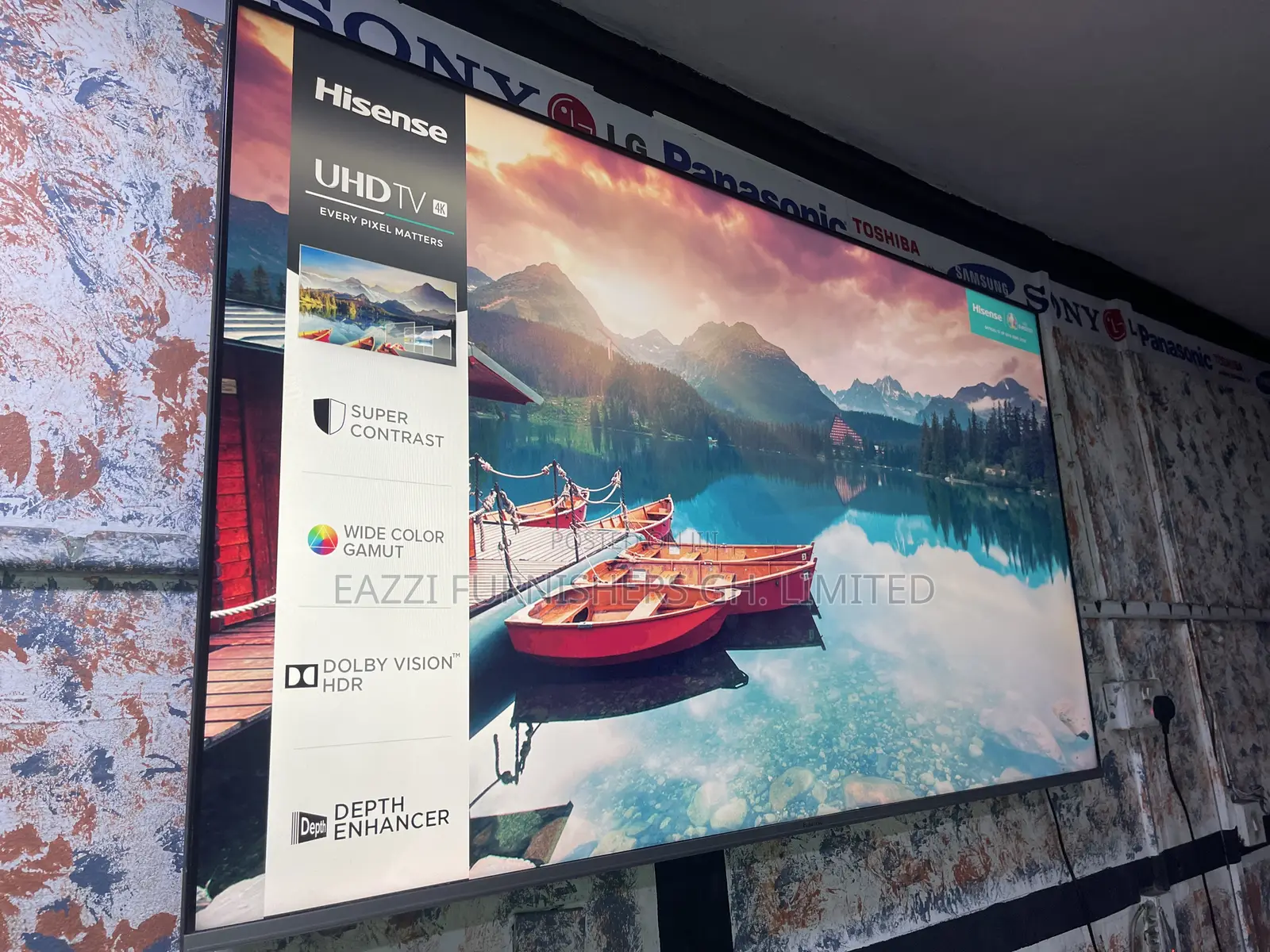 Uk Hisense 65 Inches Uhd Super HDR Pro+ Smart Satellite Gaming Tv