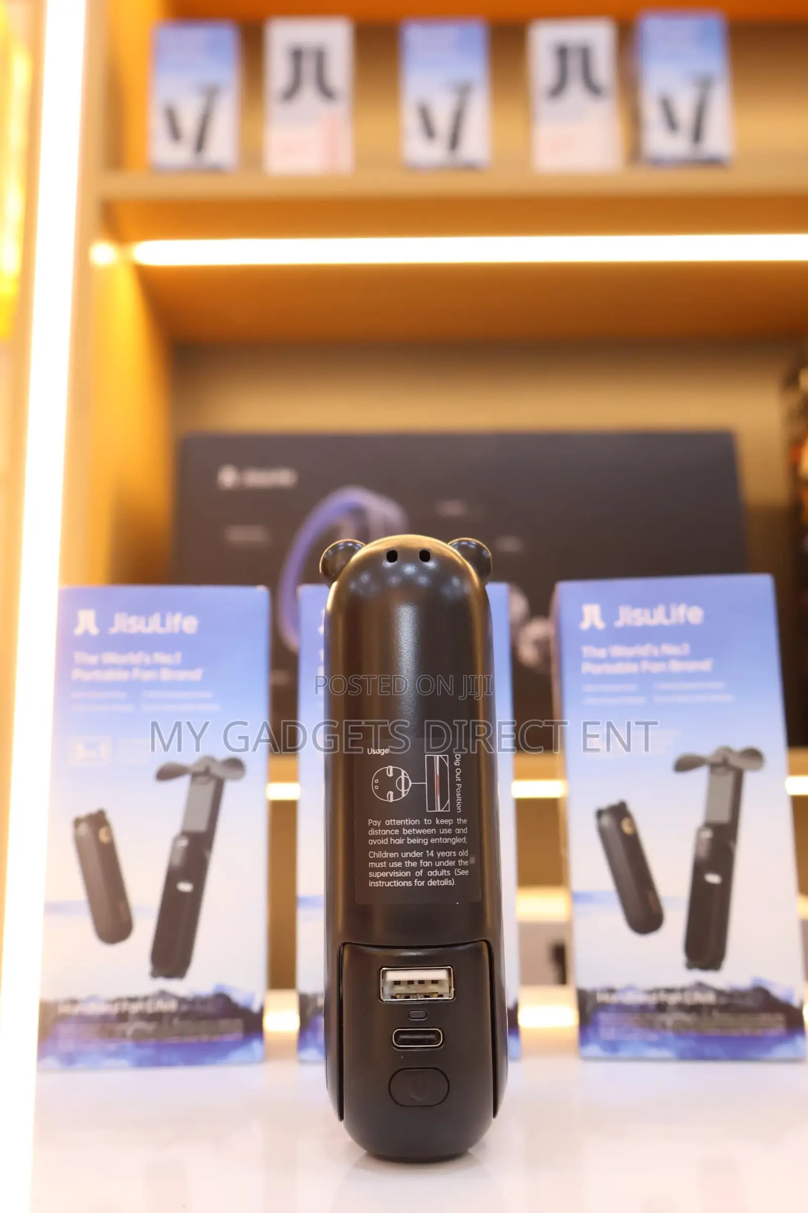 Jisulife Rechargeable Handheld Fan- Life 8