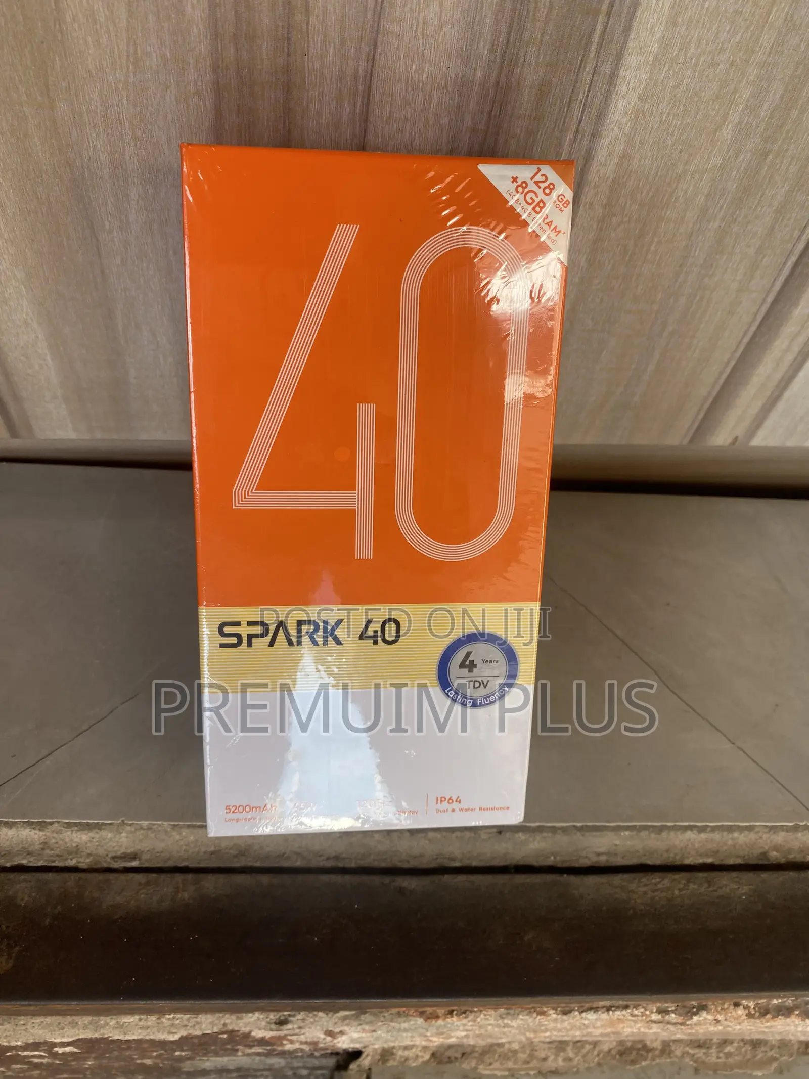 New Tecno Spark 40 128 GB Black