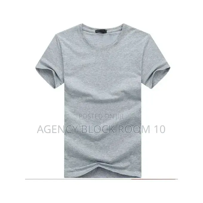 Casual Round Neck Short Sleeve T-Shirt - 6 Pieces - Multicolour