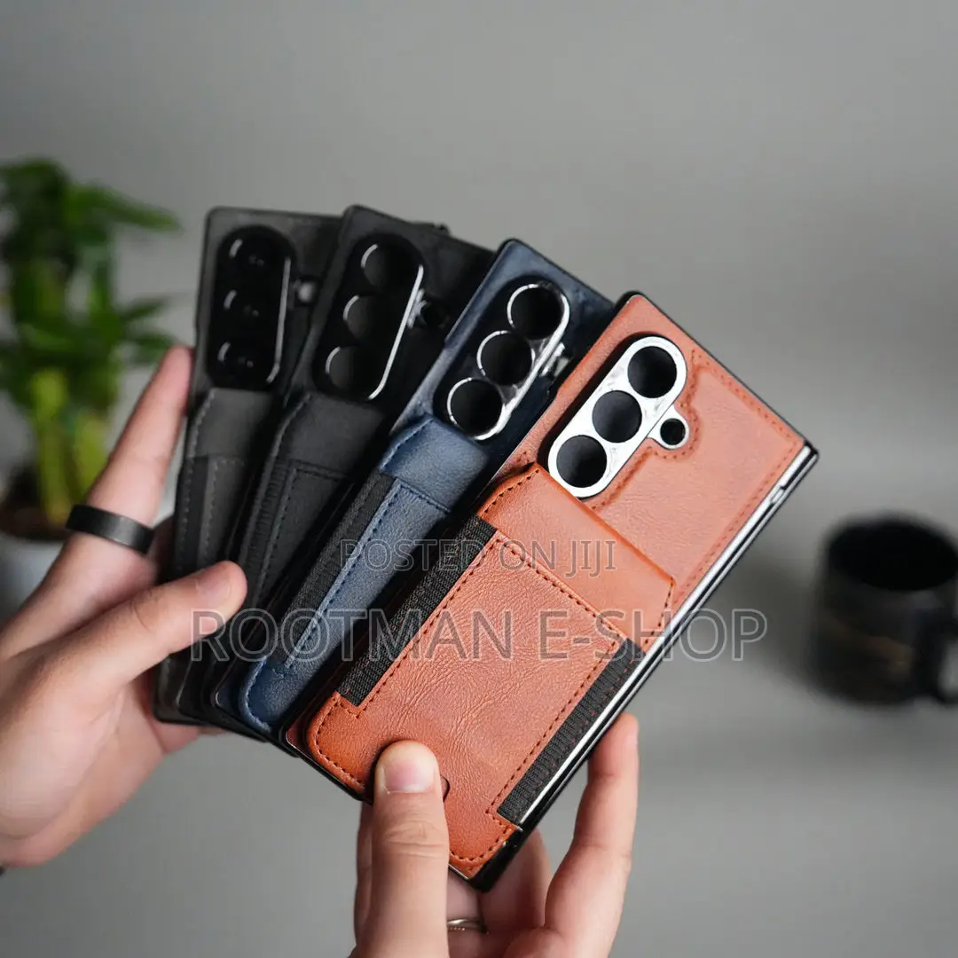 Luxury Leather Magnetic Kickstand Case 4 Samsung Galaxy Z Fold Series