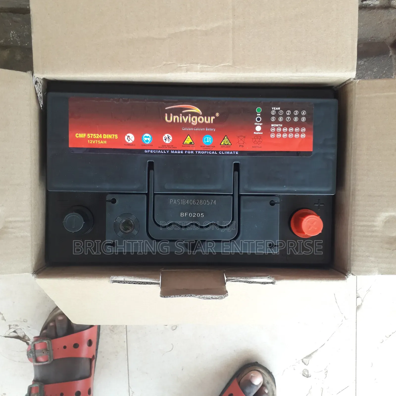 Univigour Battery 15 Plate