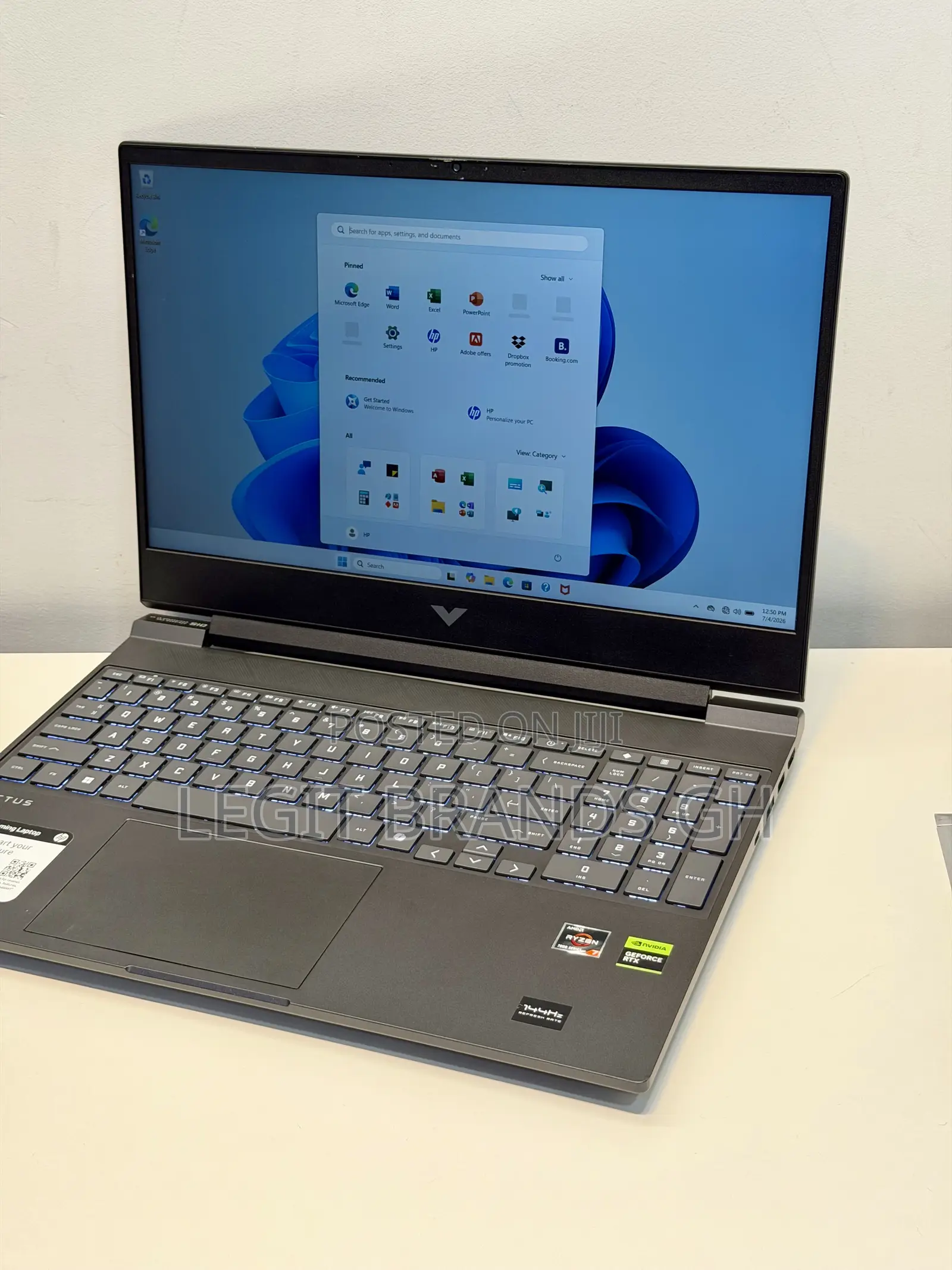 Laptop HP Victus 15 16GB AMD Ryzen 7 SSD 512GB