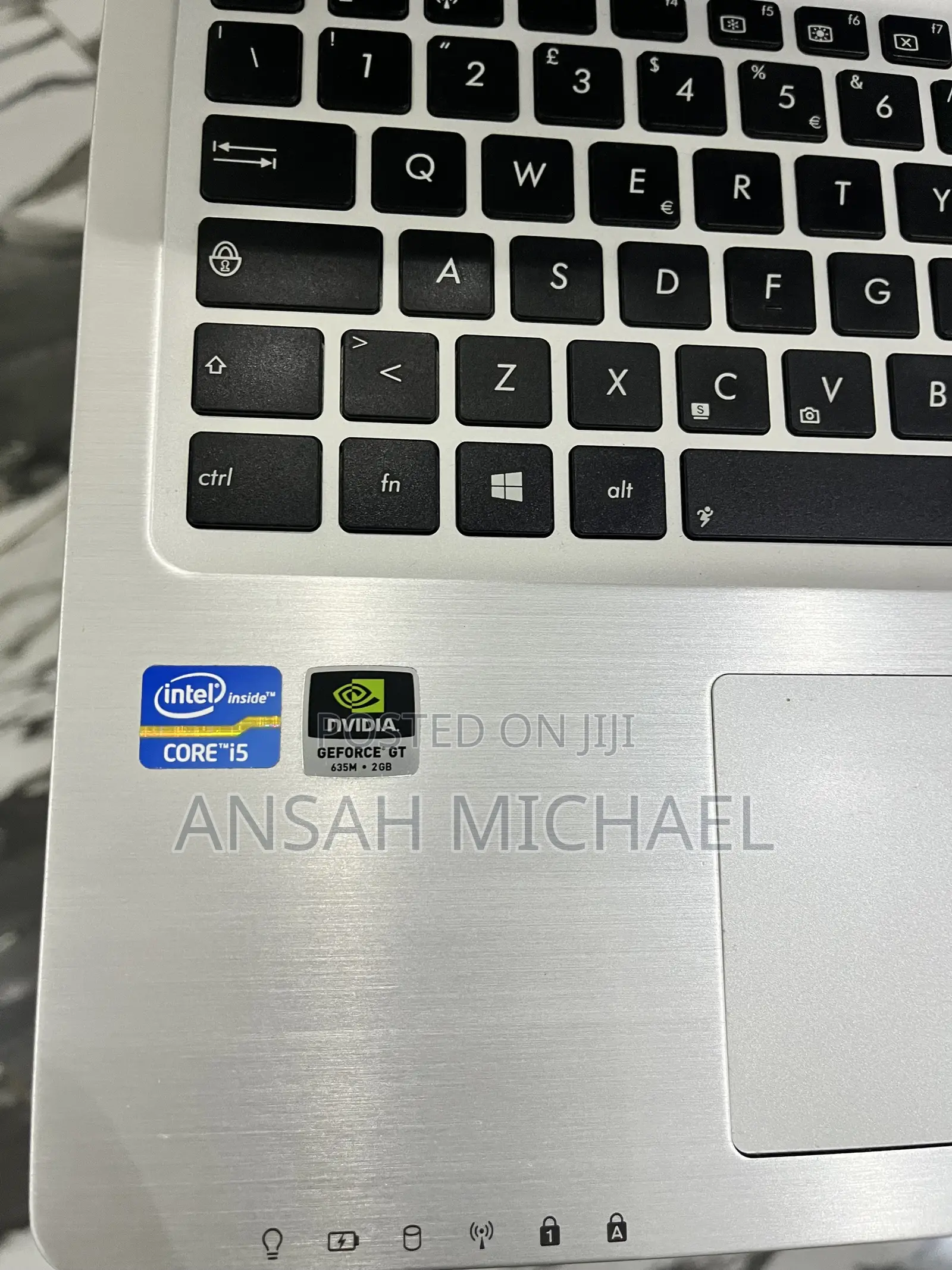 Laptop Asus A52JC 8GB Intel Core i5 HDD 500GB
