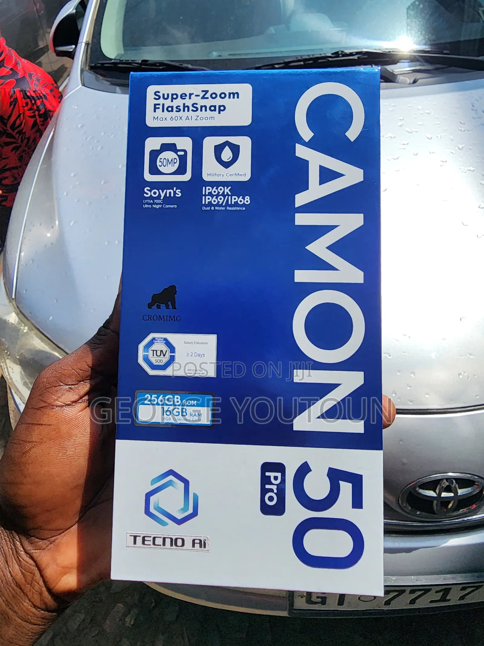 New Tecno Camon 50 Pro 256 GB Black
