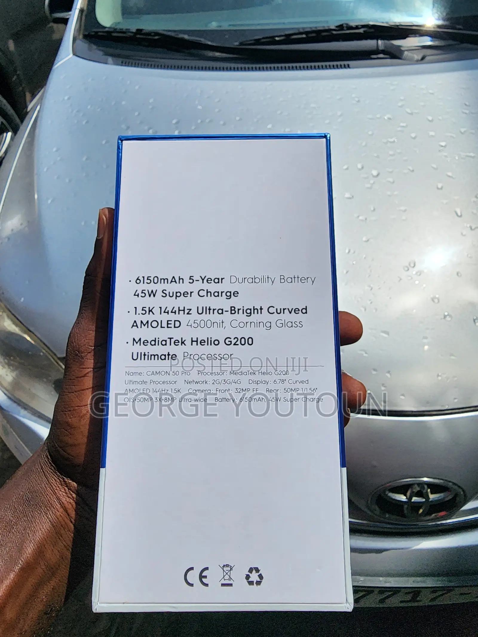 New Tecno Camon 50 Pro 256 GB Black