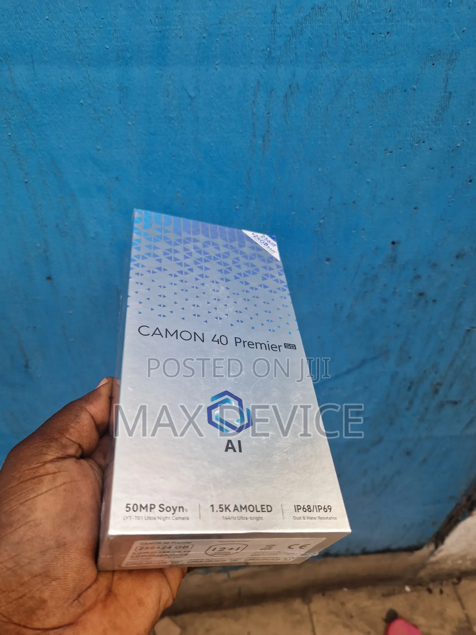 New Tecno Camon 40 Premier 256 GB Silver
