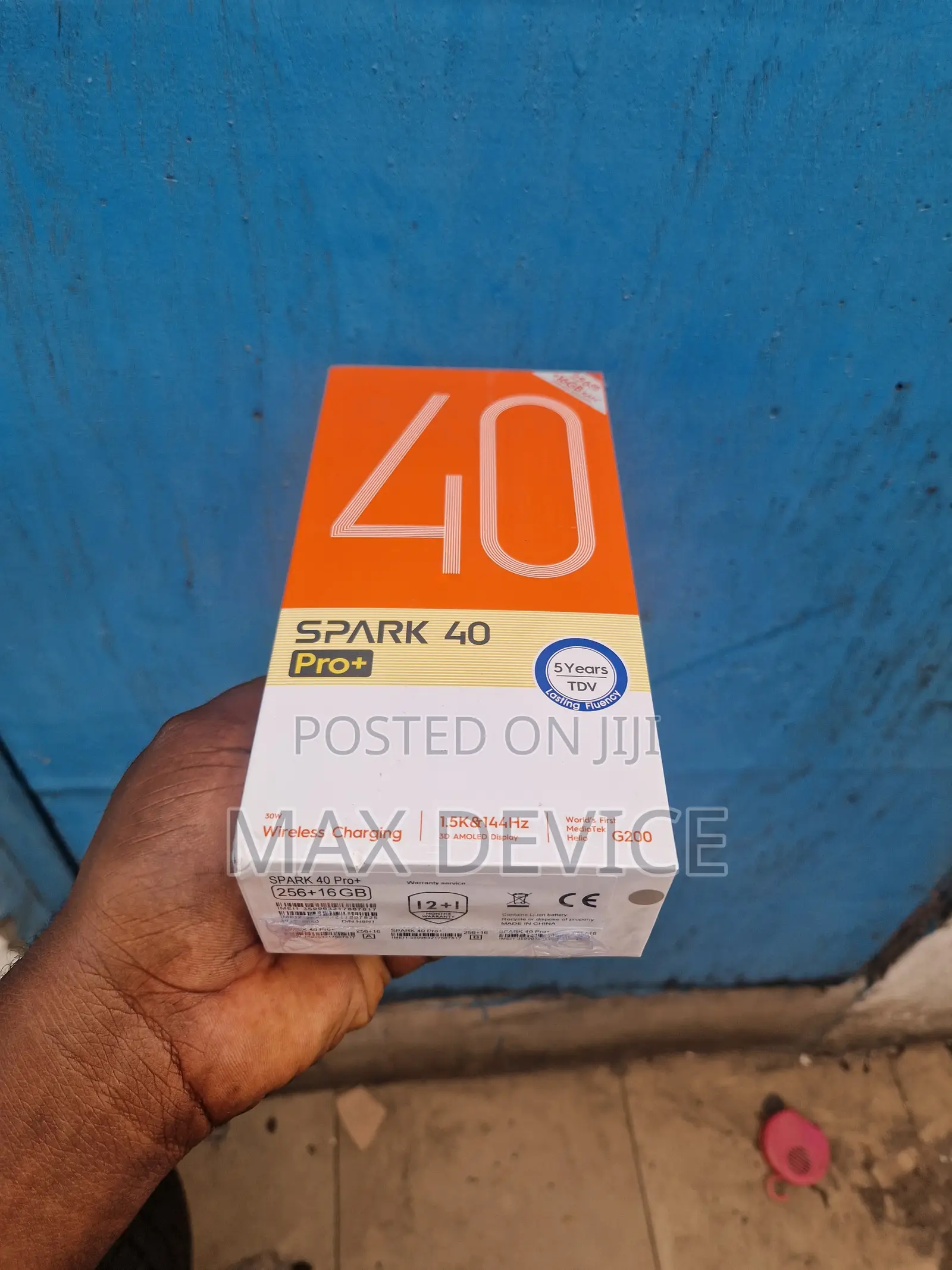New Tecno Spark 40 Pro+ 256 GB White