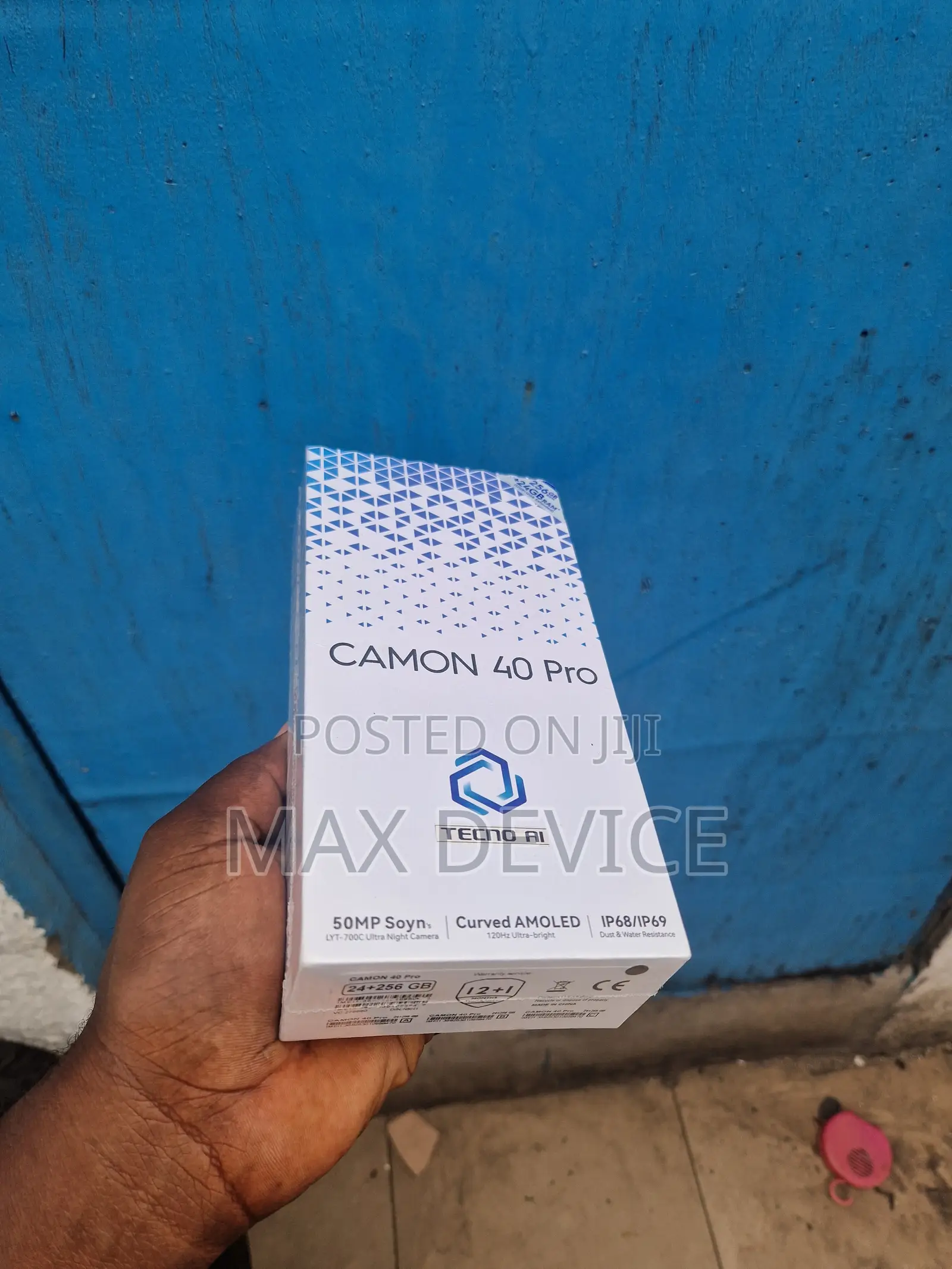 New Tecno Camon 40 Pro 4G 256 GB Silver