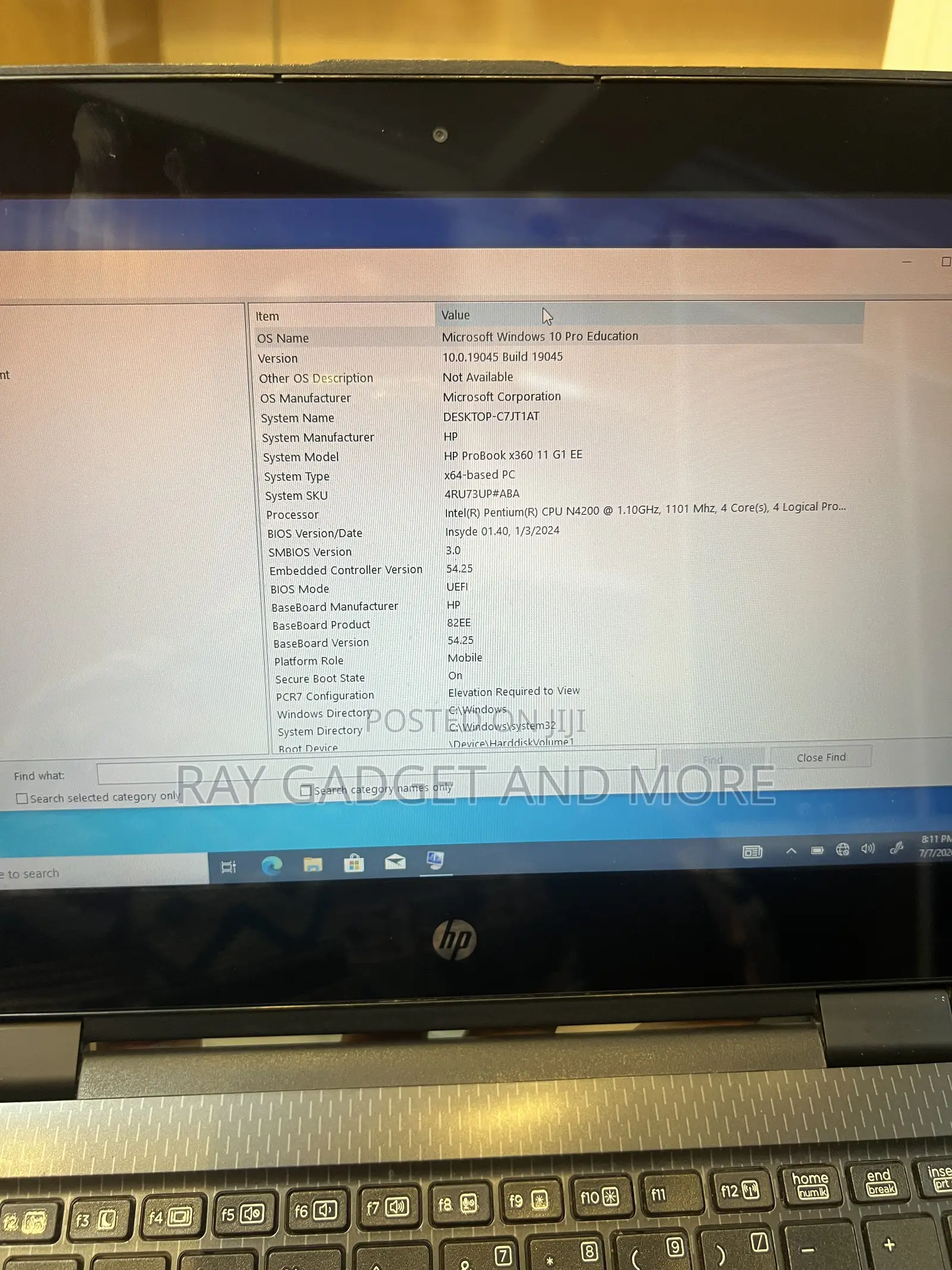 Laptop HP Probook 11 EE G1 4GB Intel Pentium SSD 128GB