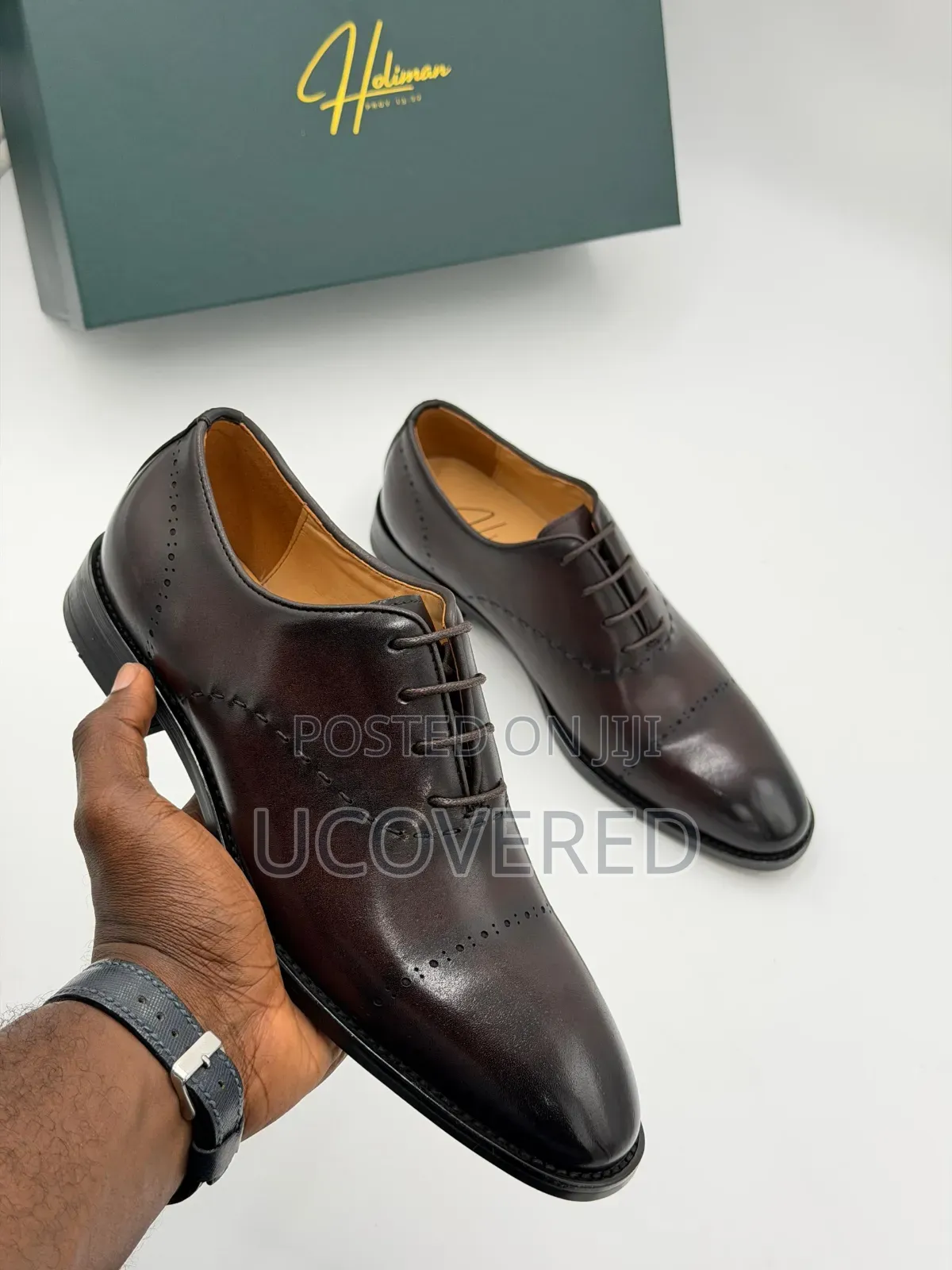Holiman Minimalist Cap-Toe Oxford Design Shoe
