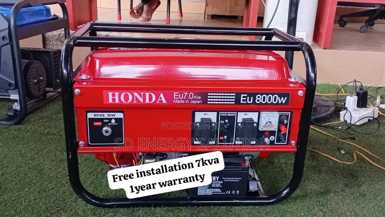 Honda 7kva Petrol Generator–Long Lasting Engine With Stable Power 7kva