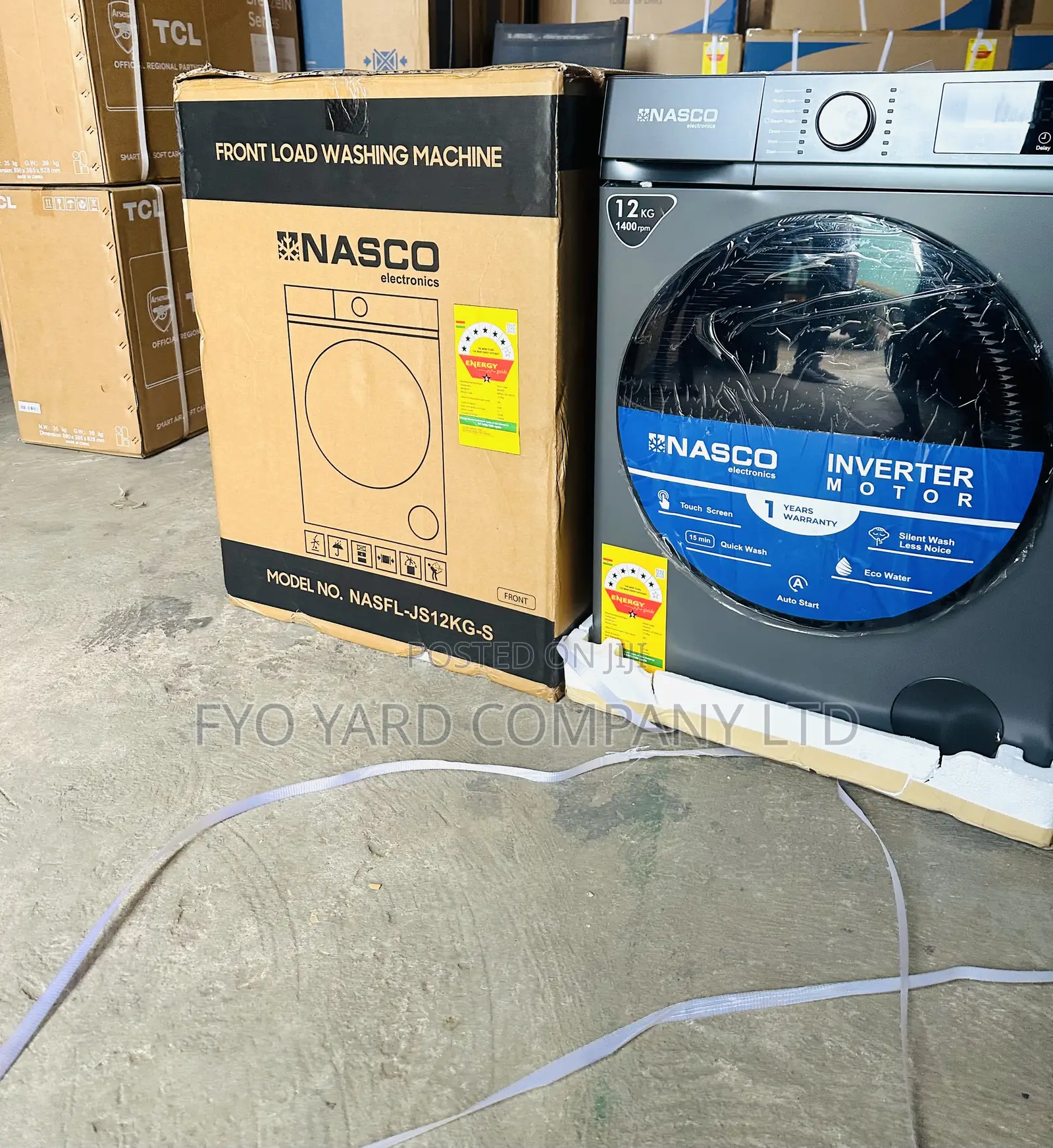 Latest Model Nasco 12kg Laundry Type Full Auto Washing Machine