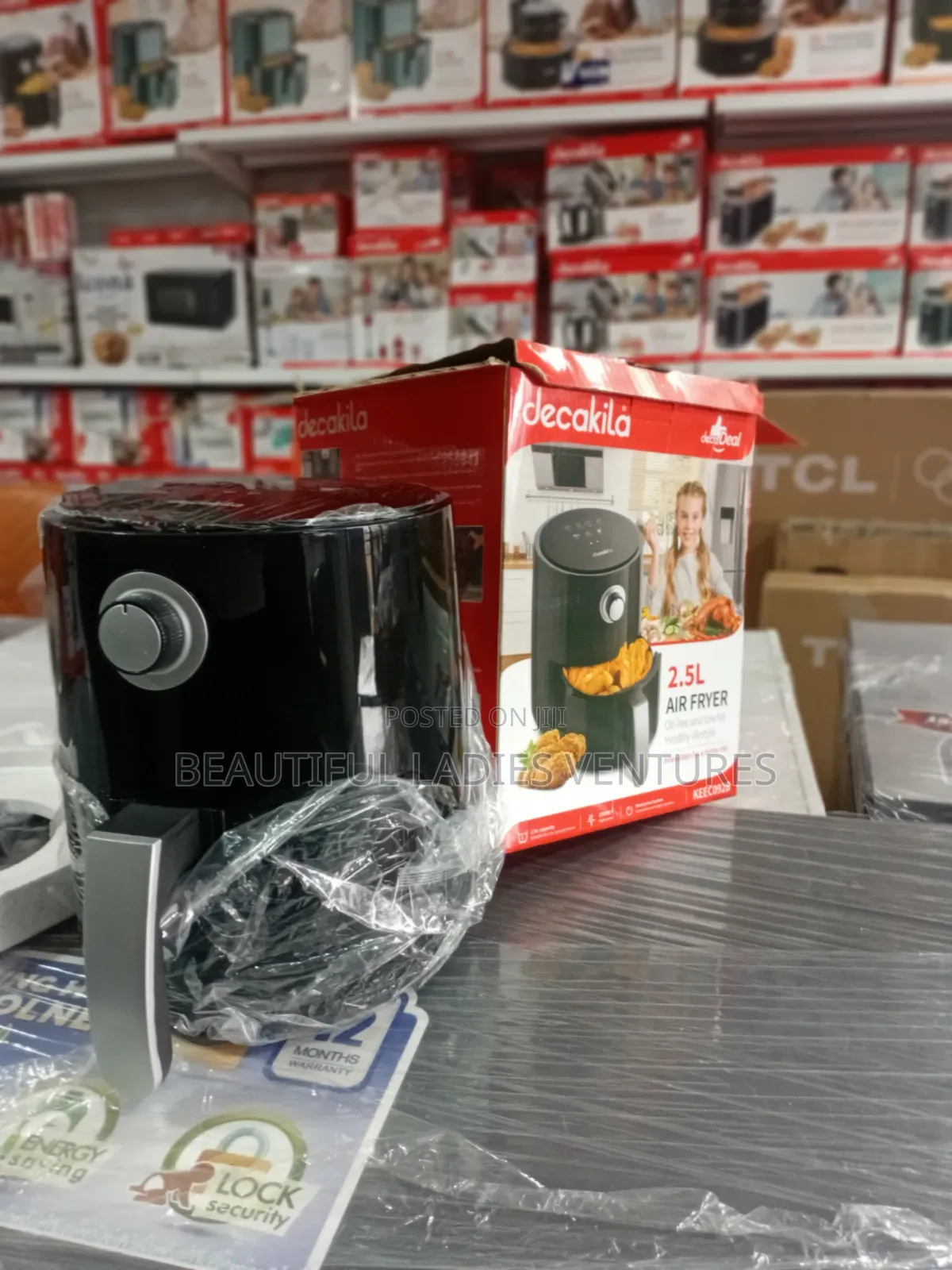 Decakila 2.5l Air Fryer – Crispy Outside, Tender Inside