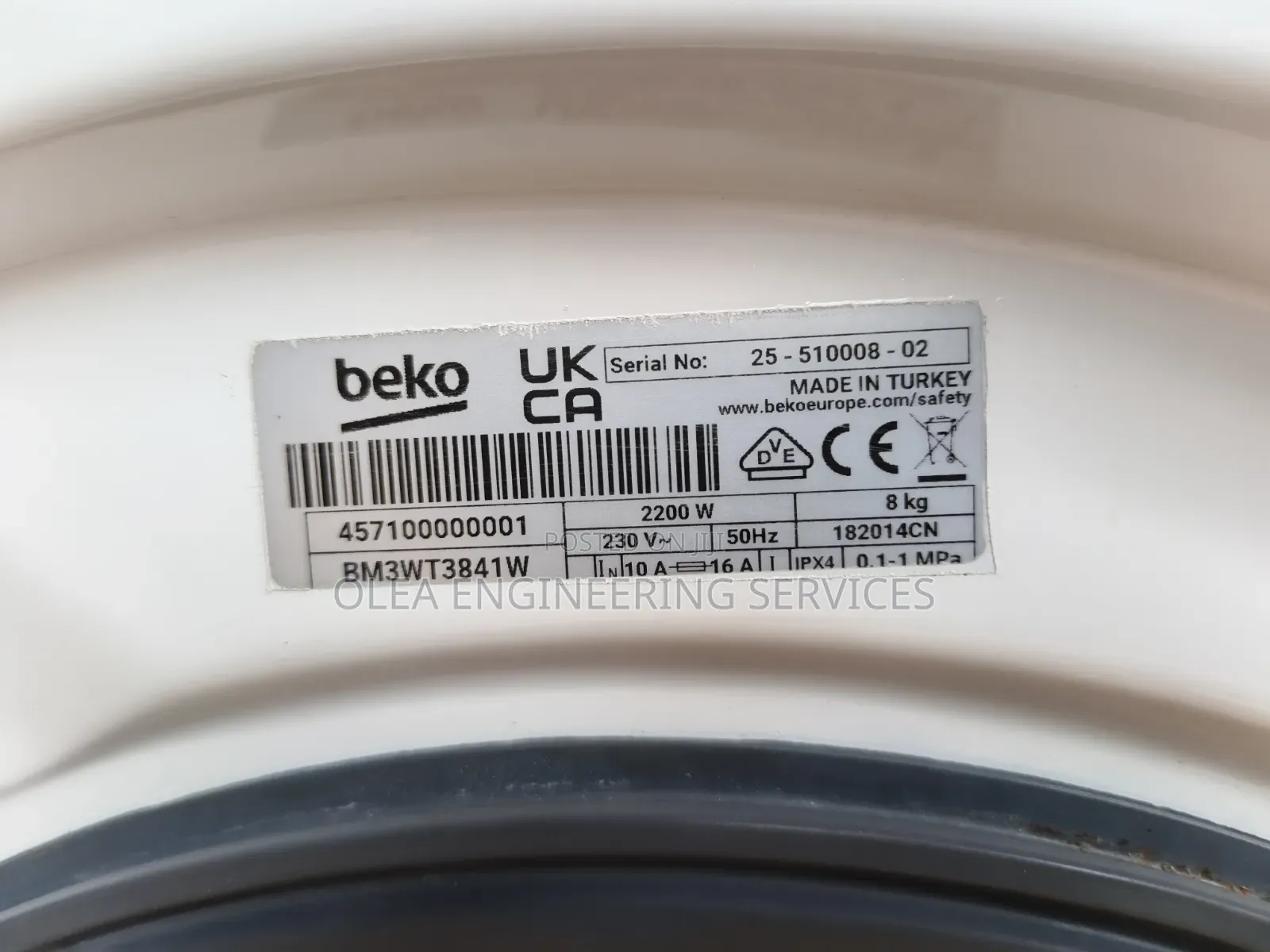 Beko 8kg Wash and Spin