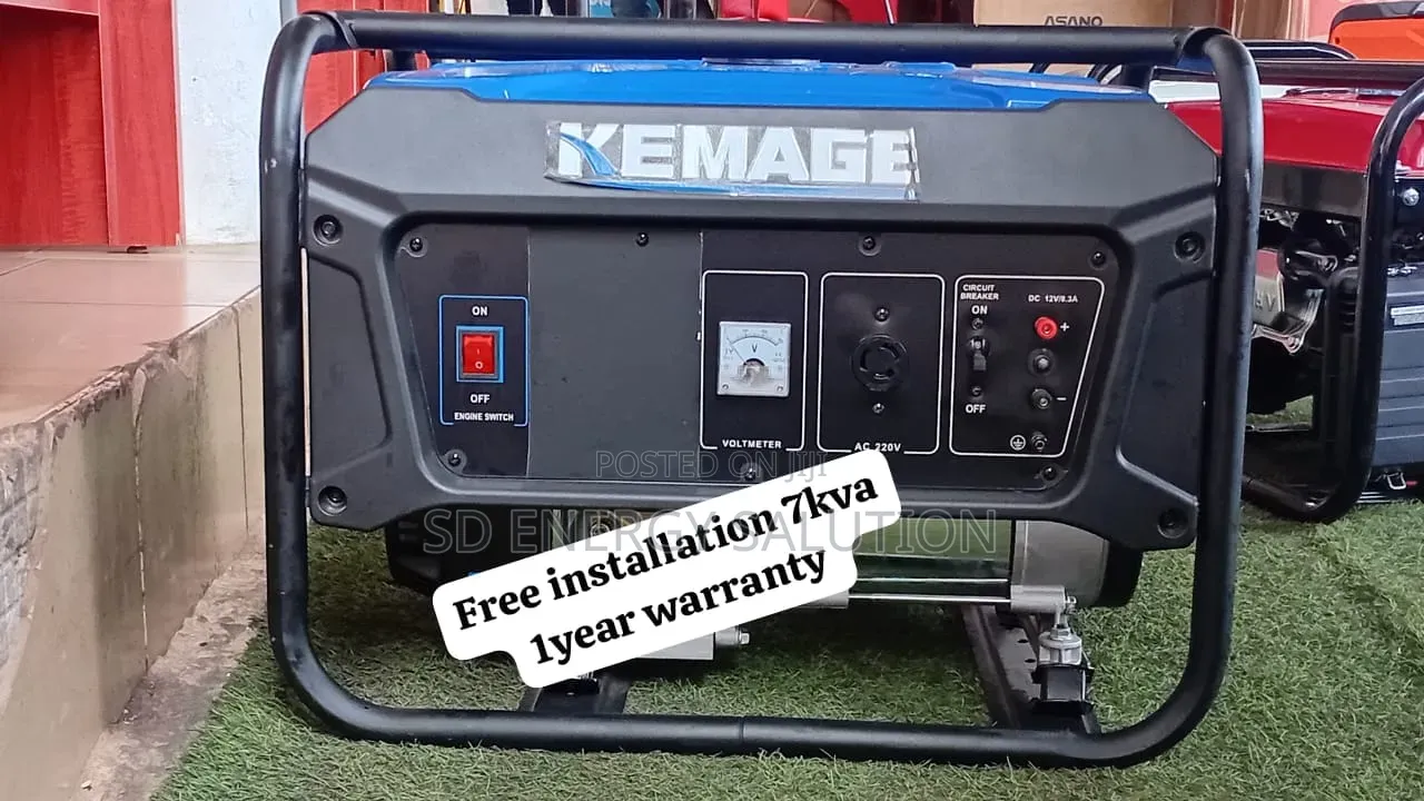 Kemage 7kva Generator – Reliable Petrol Power Supply for Home 7kva