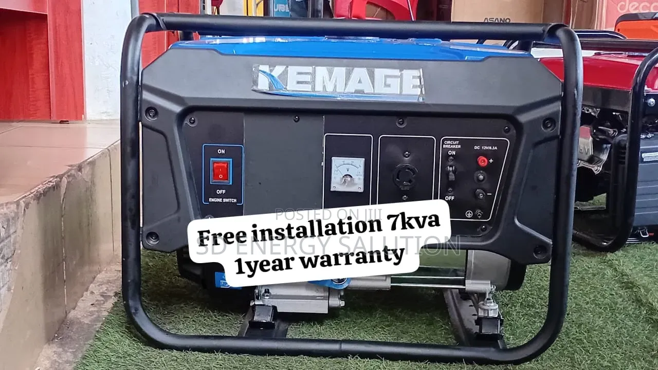 Kemage 7kva Generator – Reliable Petrol Power Supply for Home 7kva