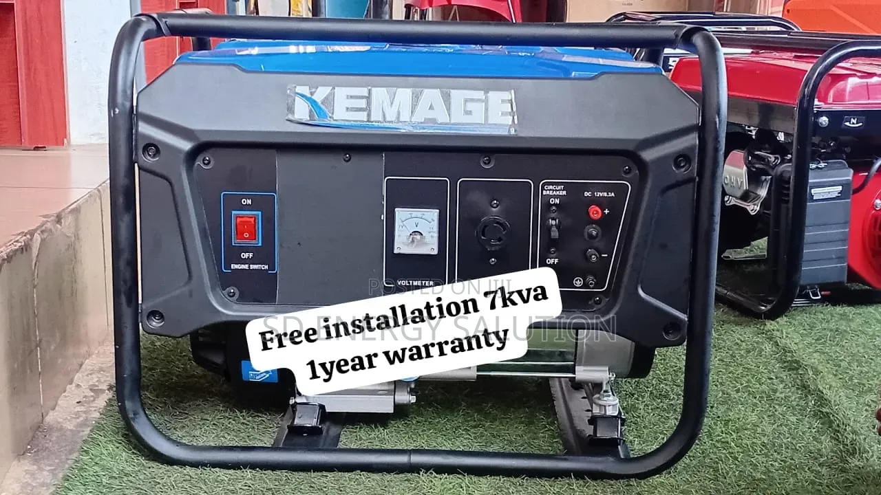 Kemage 7kva Petrol Generator–Premium Quality Portable Power Suply 7kva