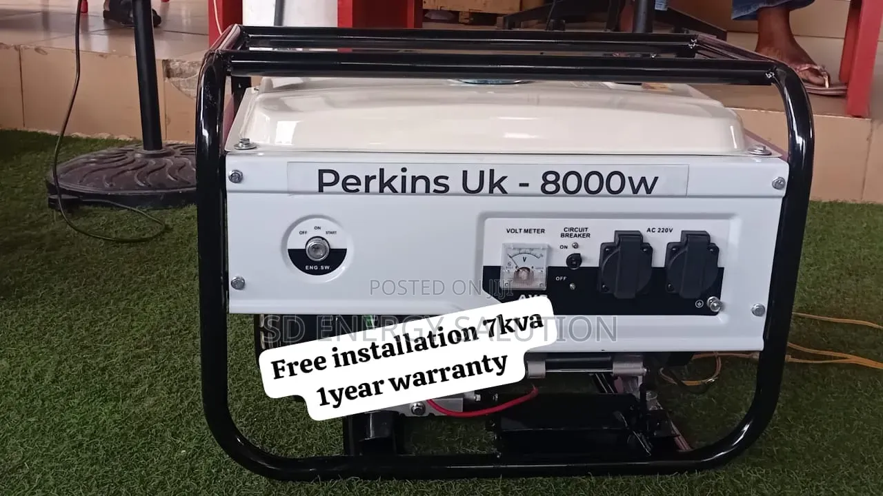 Perkins 7kva Petrol Genset – Quality Backup Power for Everyone 7kva