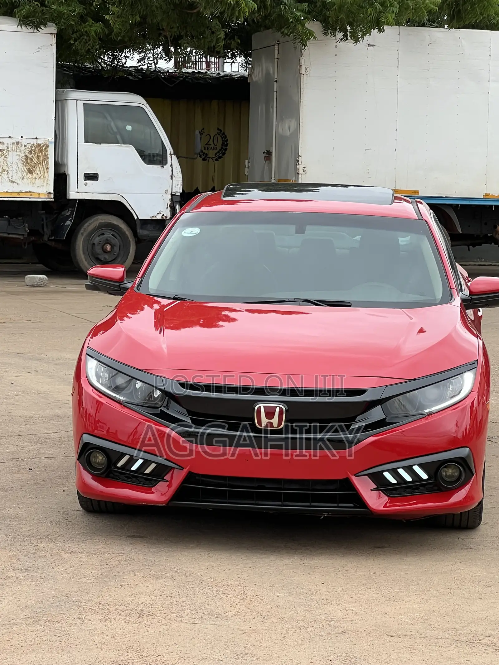 Honda Civic EX 4dr Sedan (1.5L 4cyl) 2016 Red